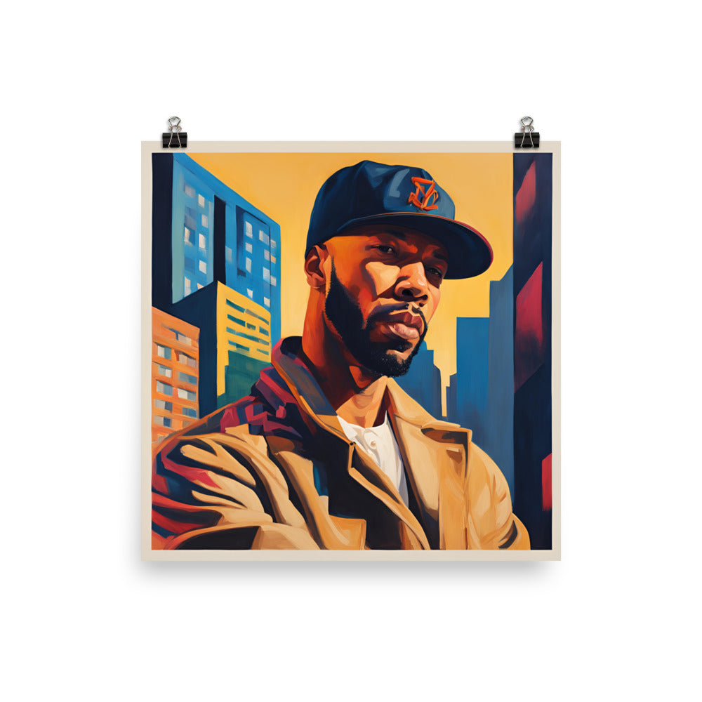 Common Portrait on Matte Paper Poster