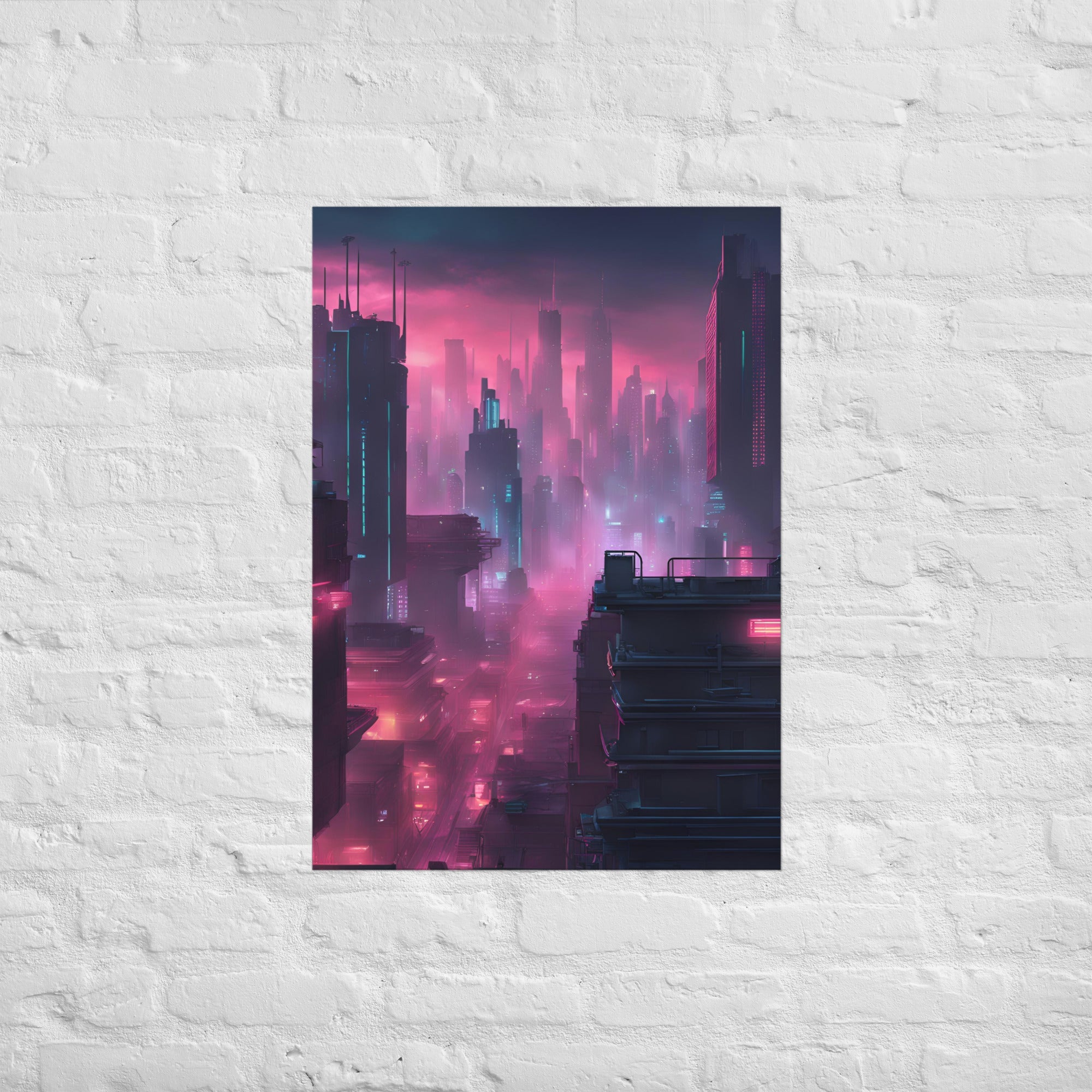 Rooftop Surveillance 3 Matte Paper Poster