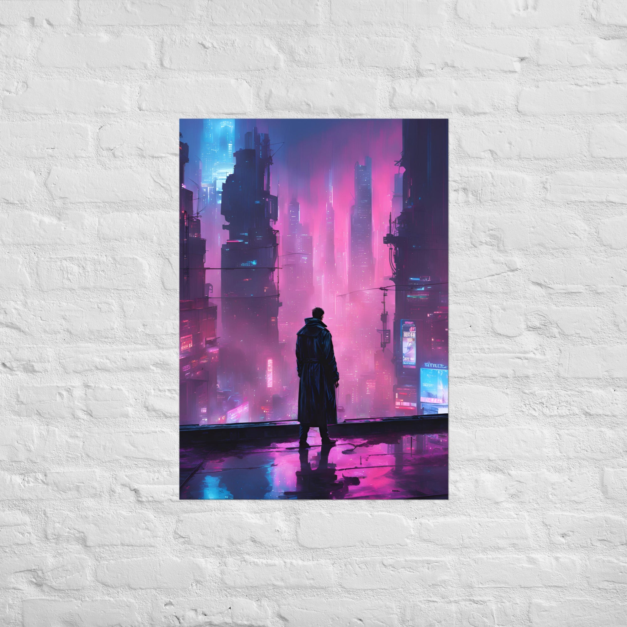 Rooftop Surveillance 15 Matte Paper Poster