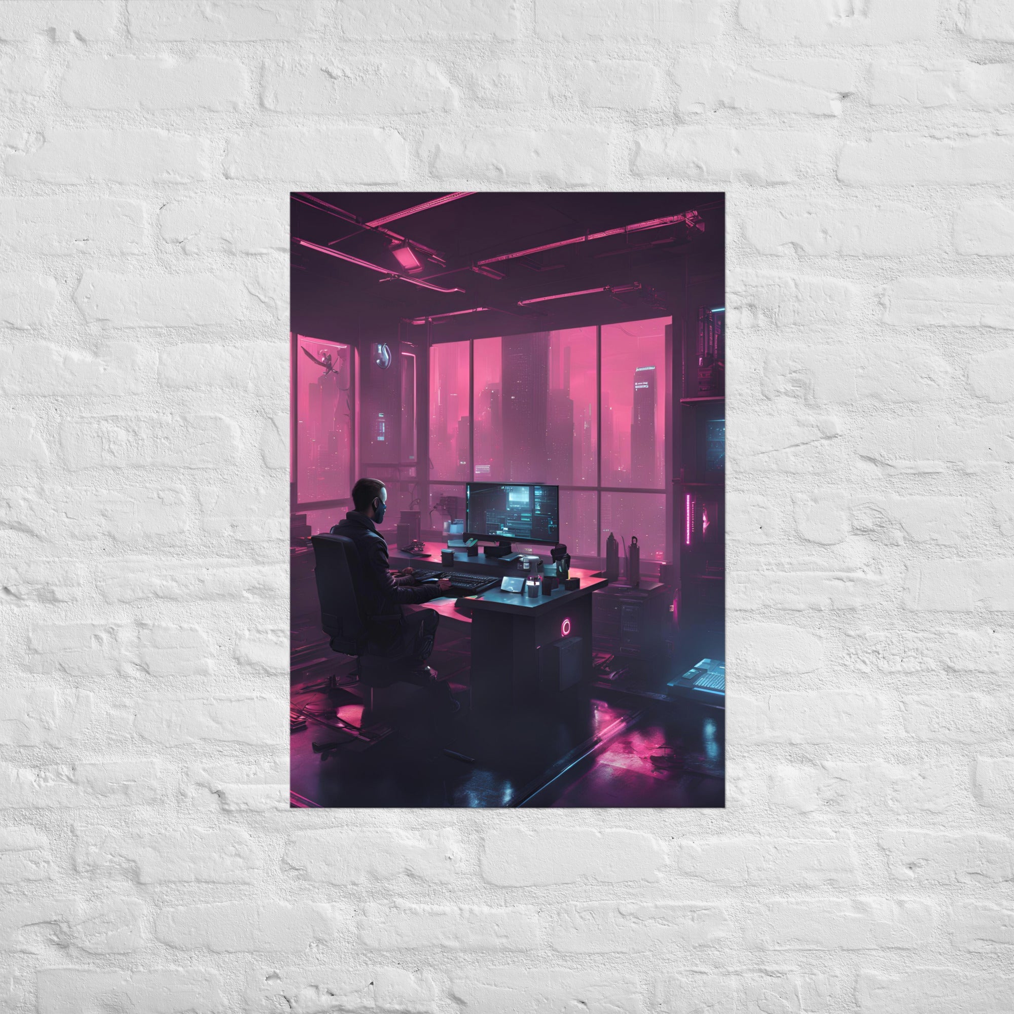 Night Work 8 Matte Paper Poster