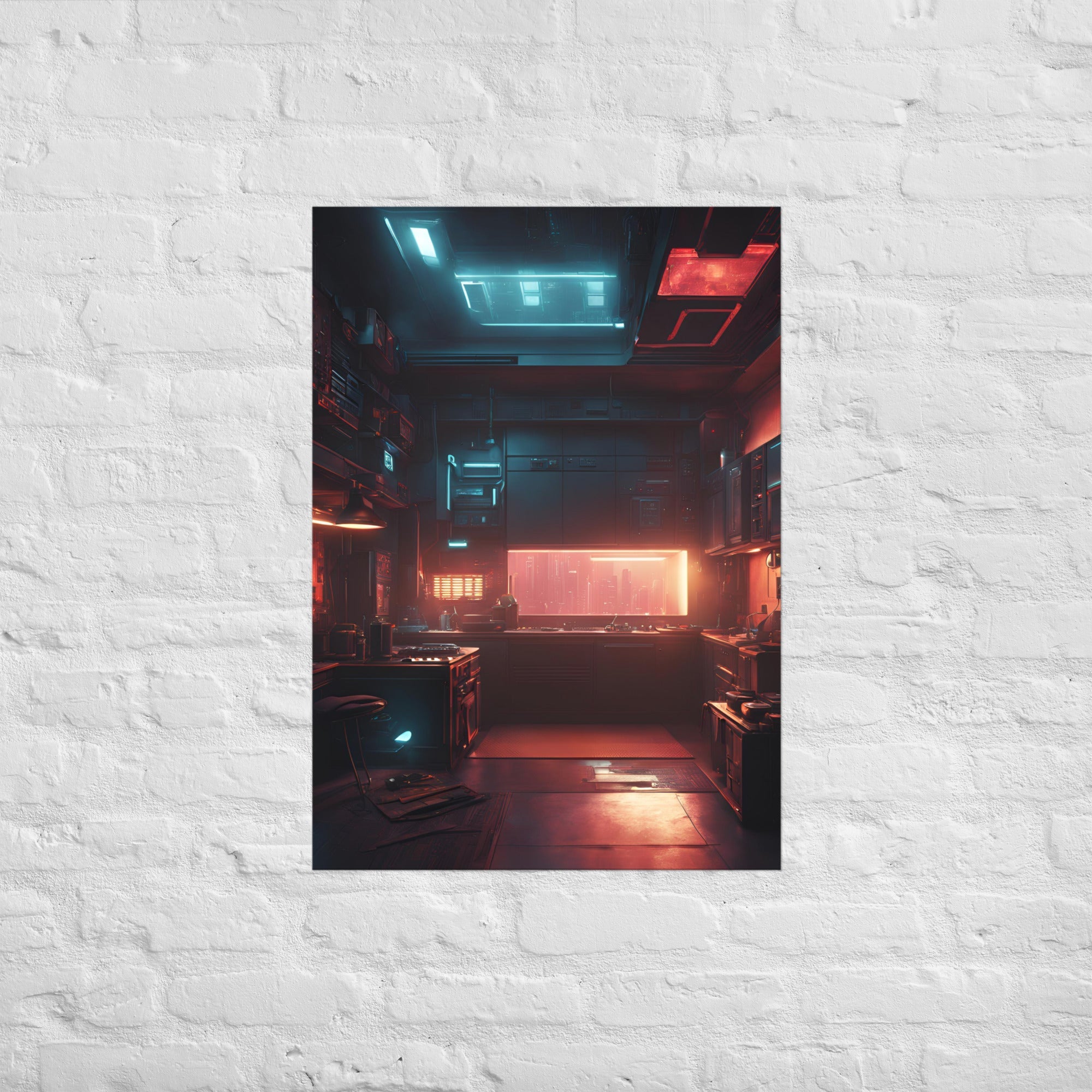 Hacker Snacks Food Truck 3 Matte Paper Poster