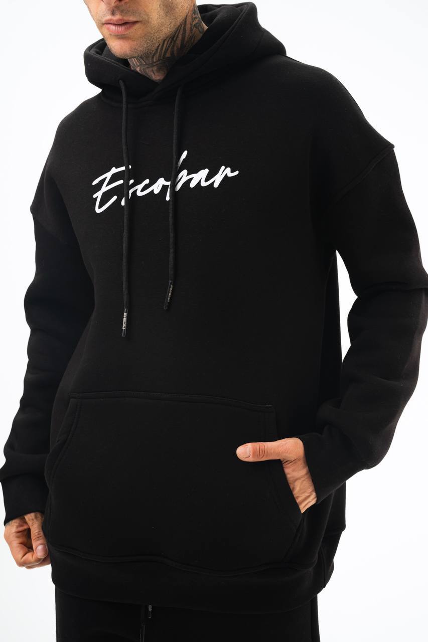 Oversize &amp;#39;Escobar&amp;#39; Graphic Hoodie - Streetwear Hooded Sweatshirt &amp;#39;Plata o Plomo&amp;#39;