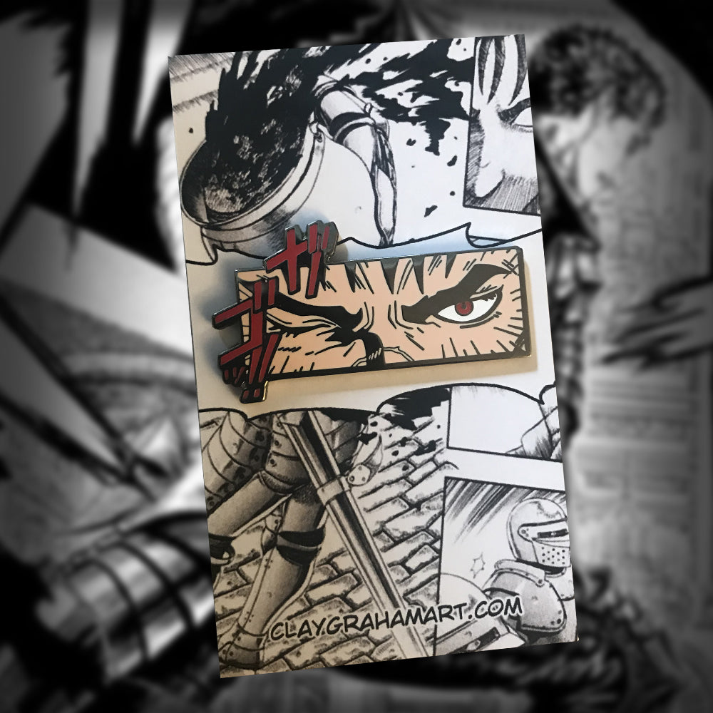 Guts&amp;#39; Rage! 1.75&amp;quot; Hard Enamel Pin