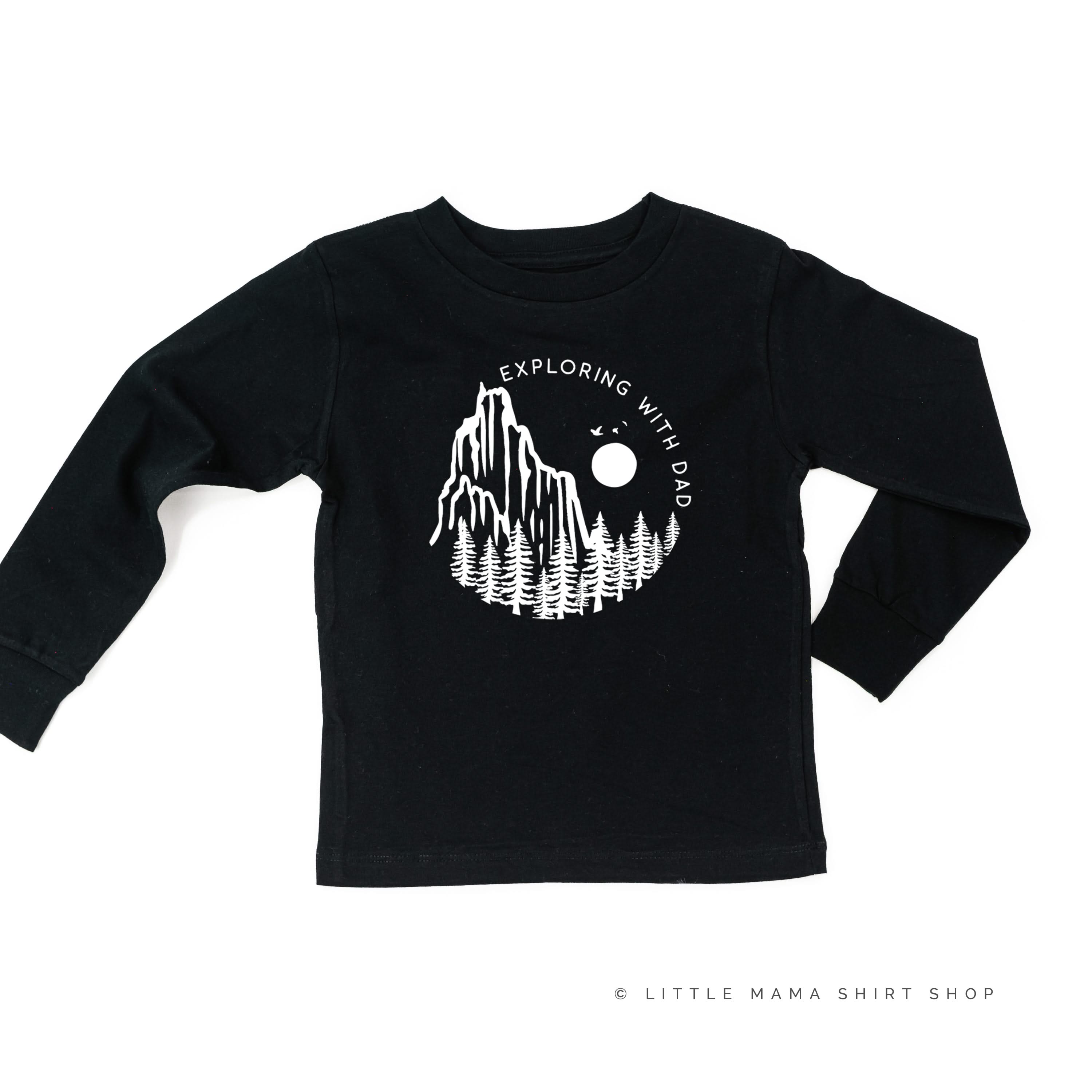 Exploring With Dad - Child Long Sleeve Tee