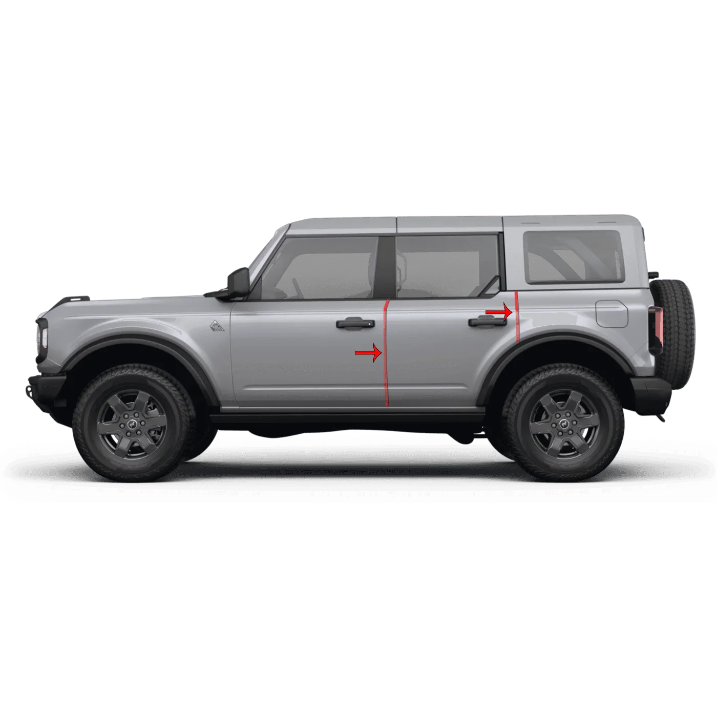 eXpert Door Edge Protection Film (Clear PPF) - 2021+ Bronco