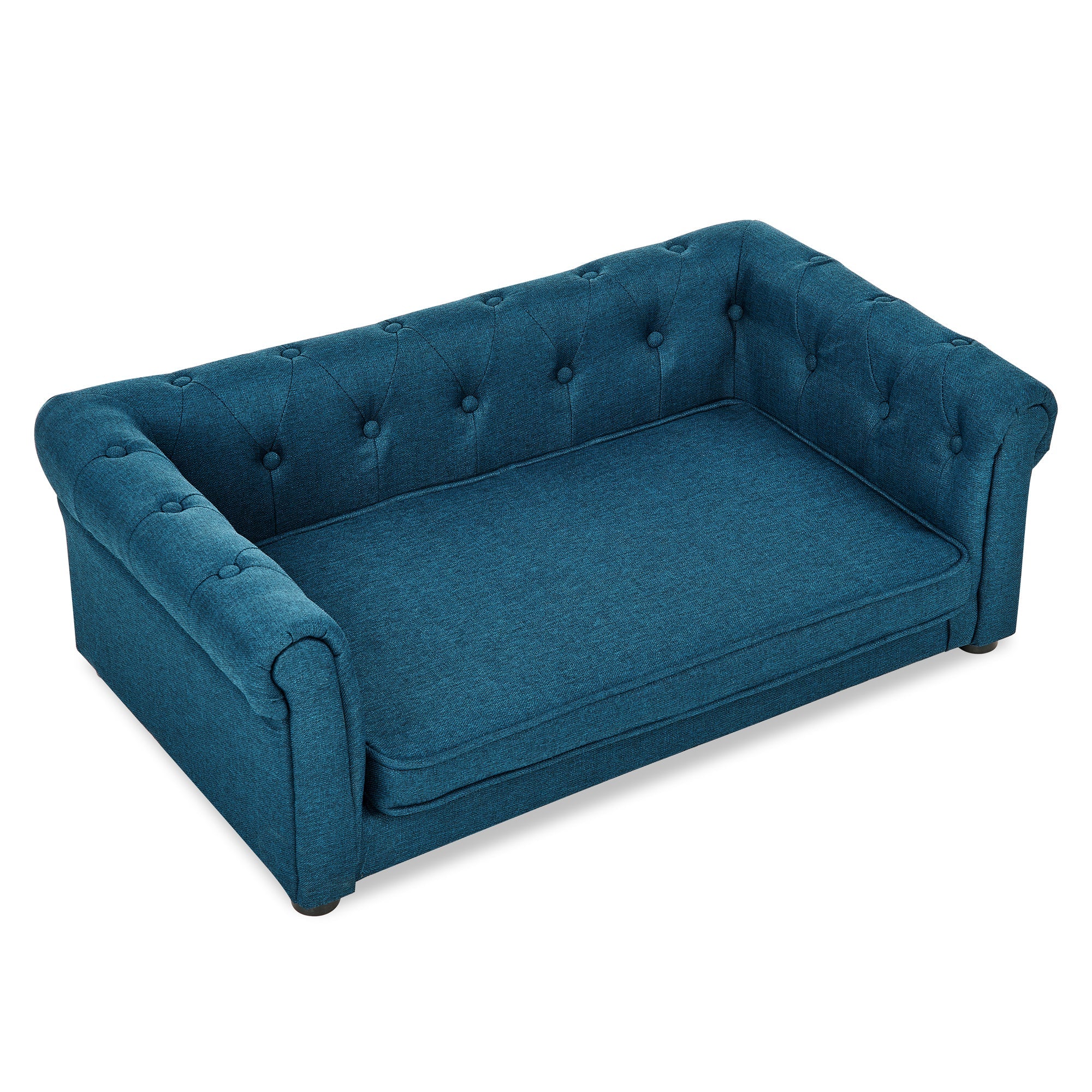 Elegant Rectangle Pet Bed, Durable Elevated Dog Sofa Bed, Comfortable Dog Couch, Blue Foam, 40&amp;#39;*23&amp;#39;*14&amp;#39;