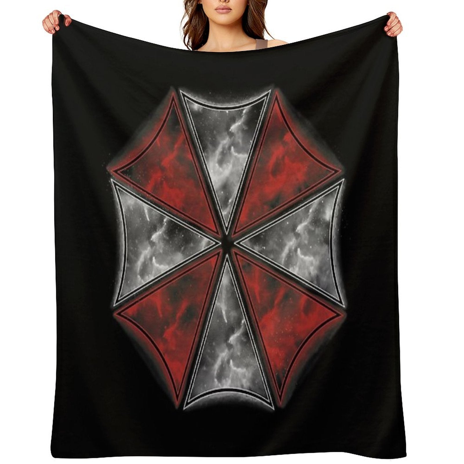 Smoke Umbrella Throw Blanket