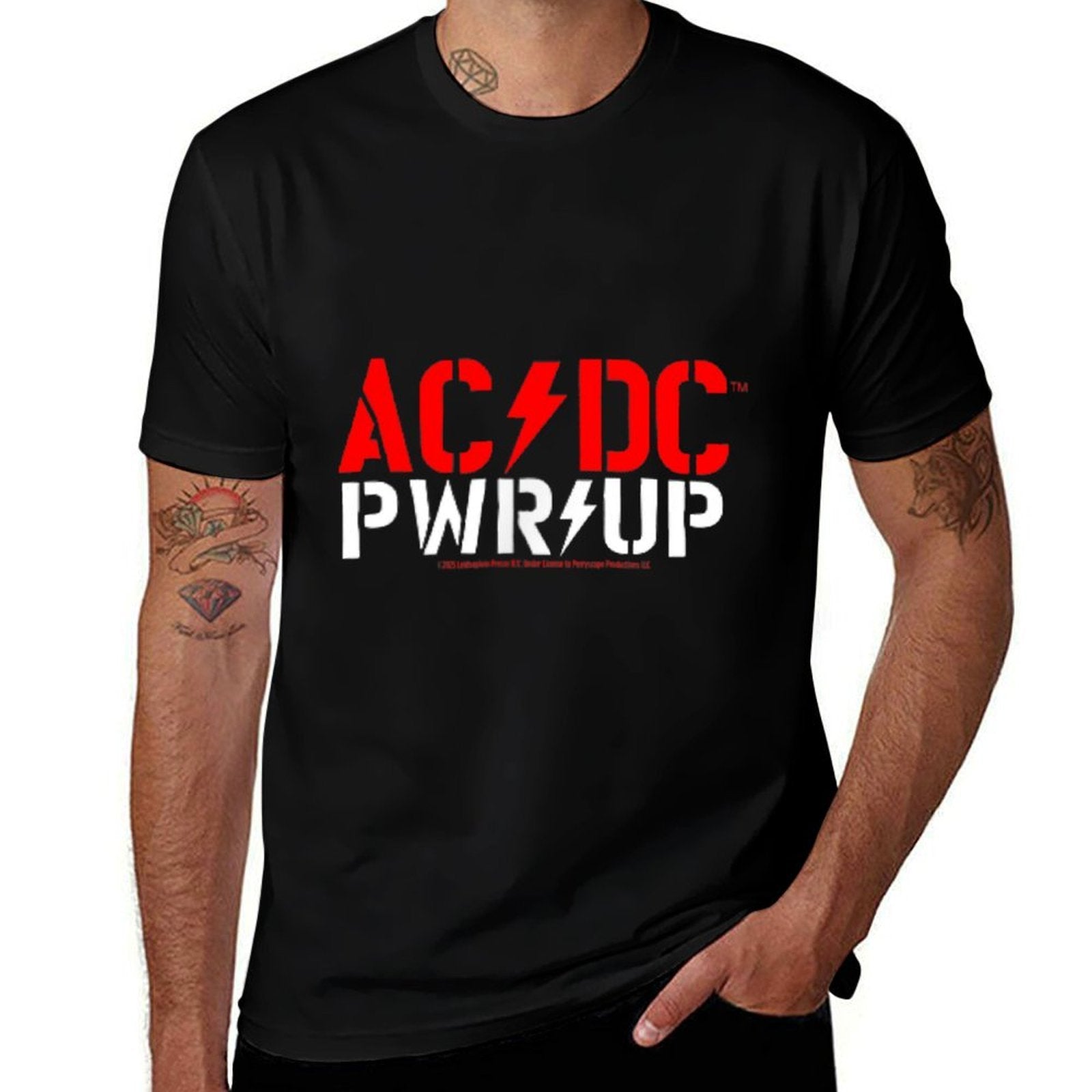 ACDC PWR UP North America Tour Date Back 2025  Durable T-Shirt