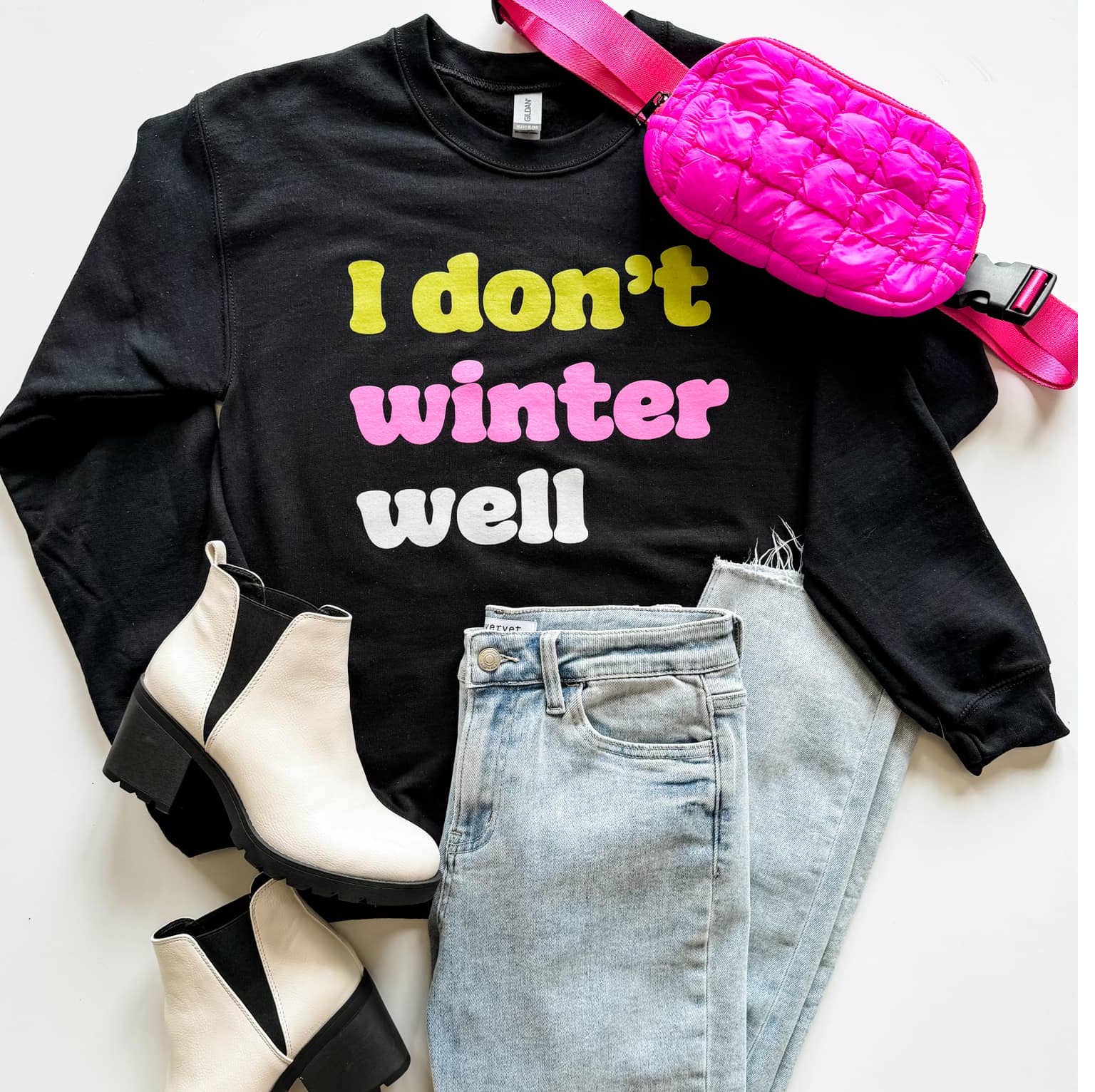 I Don&amp;#39;t Winter Well Sweatshirt, Crewneck, Always Cold