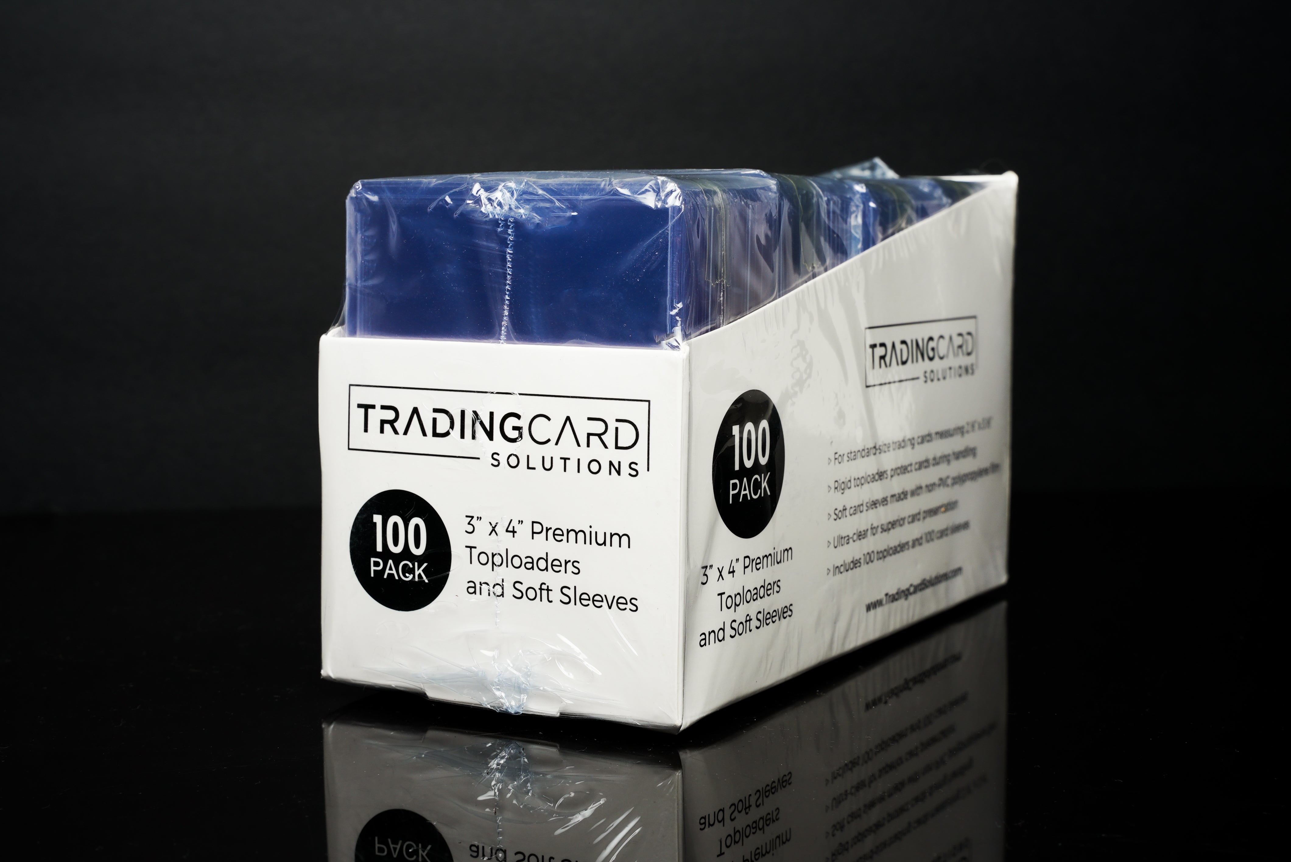 3&amp;quot; x 4&amp;quot; Premium Toploaders (100 Pack w/ 100 Soft Sleeves)