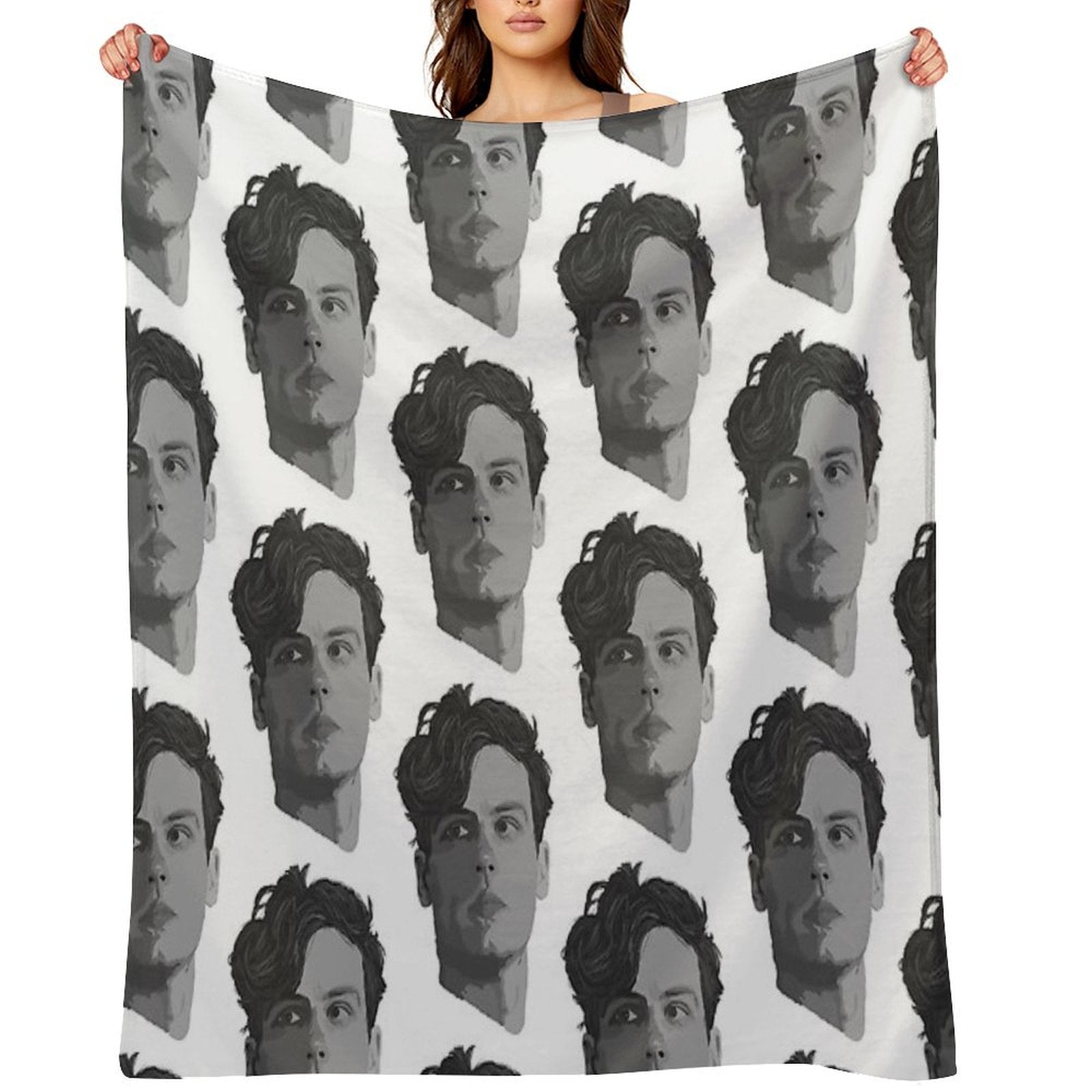 Spencer Reid from Criminal Minds Throw Blanket