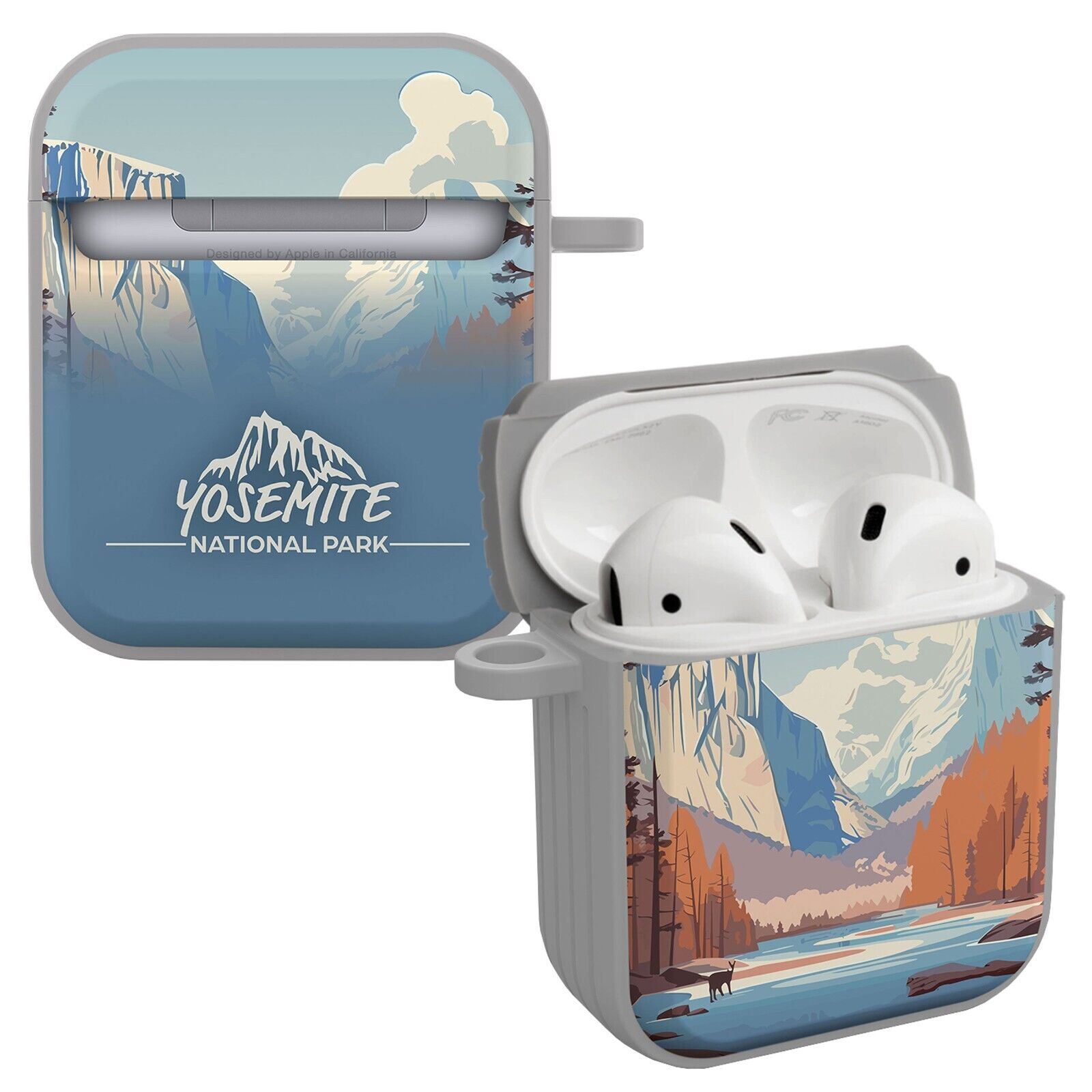 National Parks Yosemite HDX Apple Airpods Gen 1 &amp;amp; 2 Case Cover