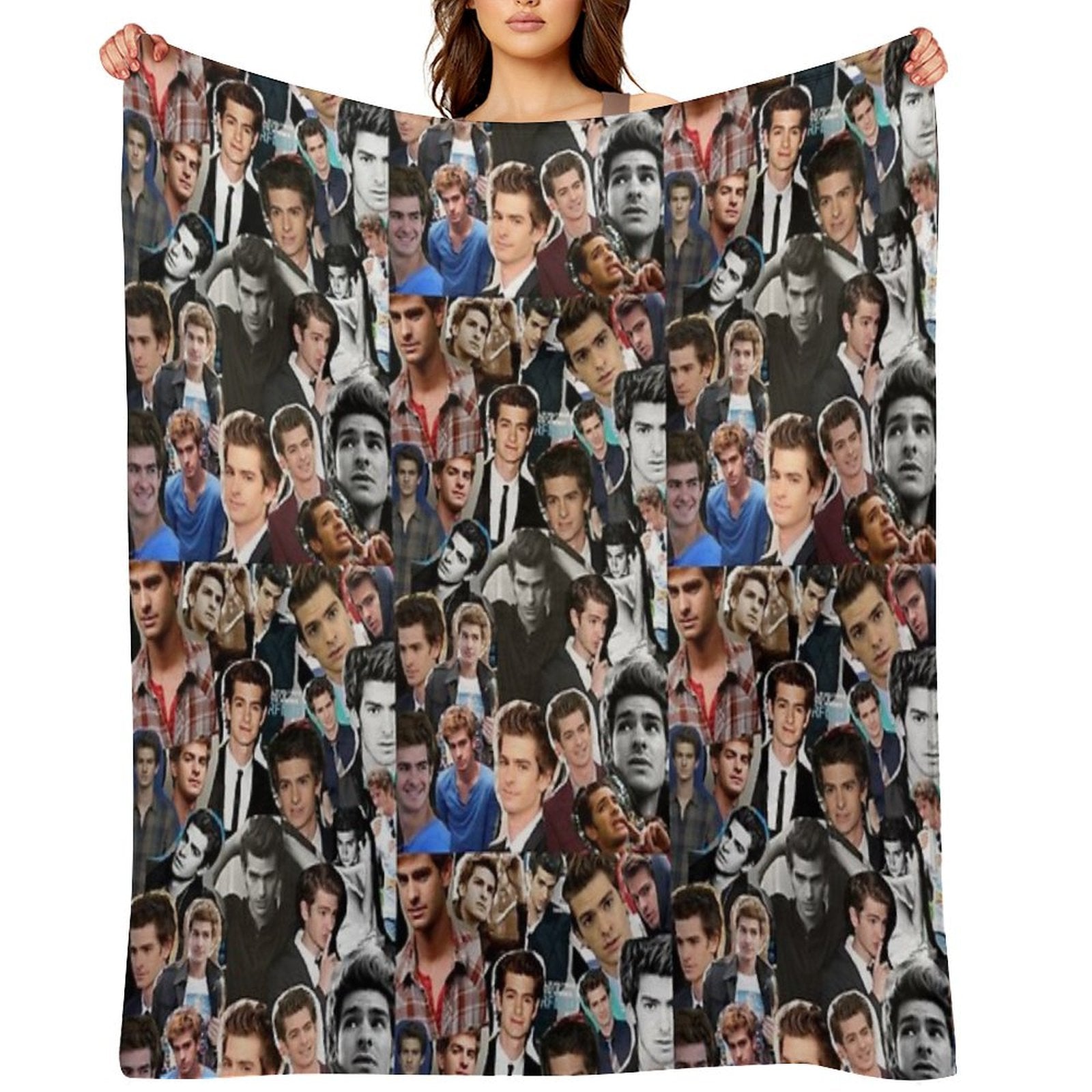 Andrew Garfield Fan Art Throw Blanket