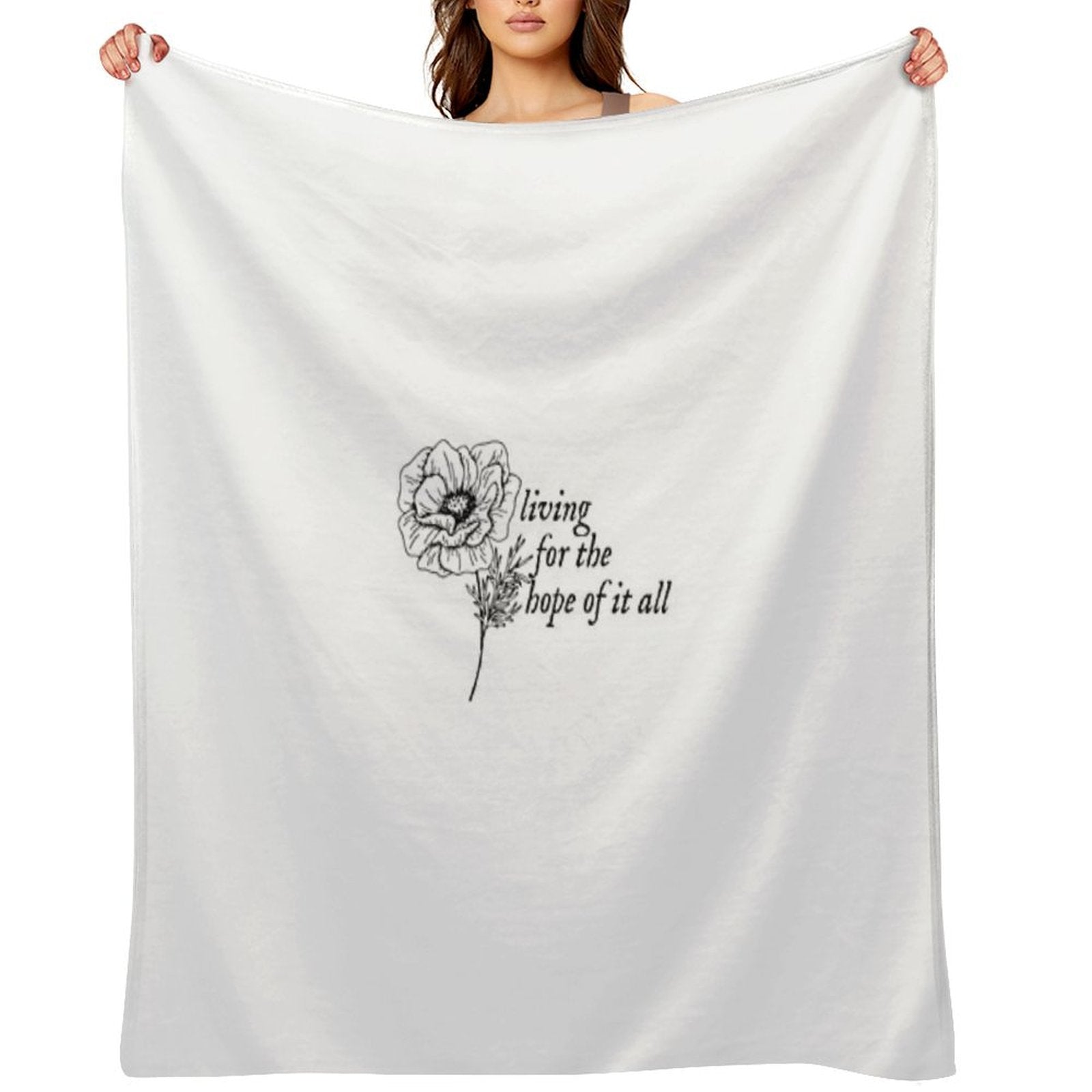 Taylor Swift - August Lyrics Throw Blanket