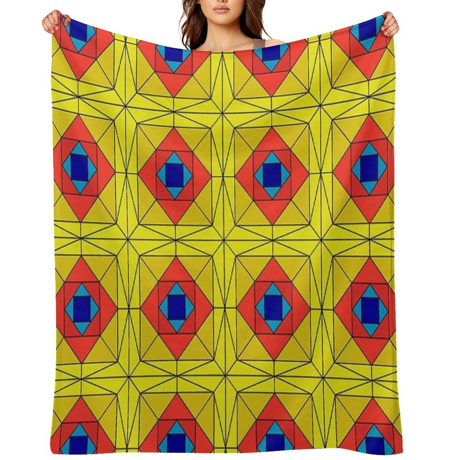 Suspiria Stained Glass Throw Blanket