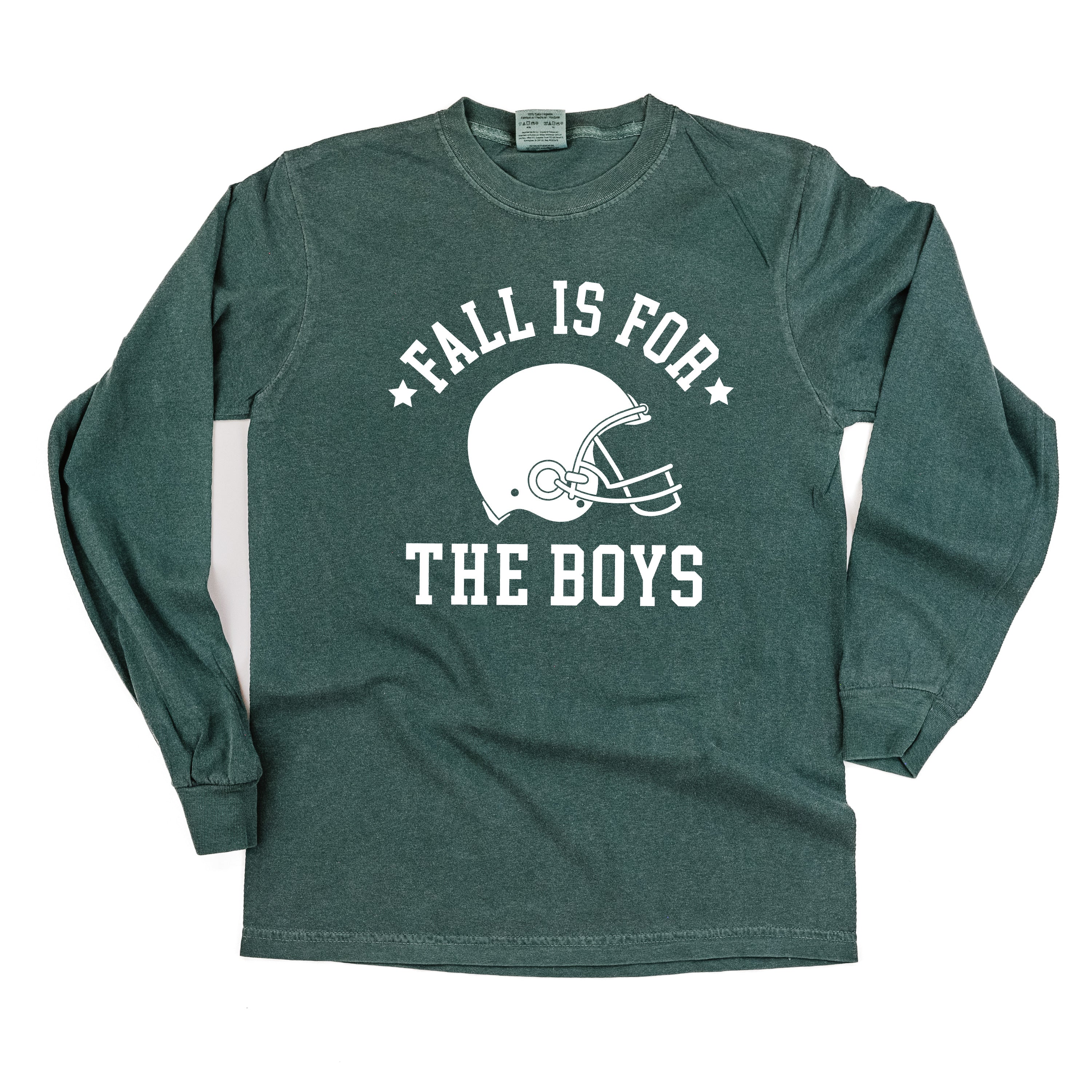 Fall is for the Boys - Long Sleeve Comfort Colors Tee