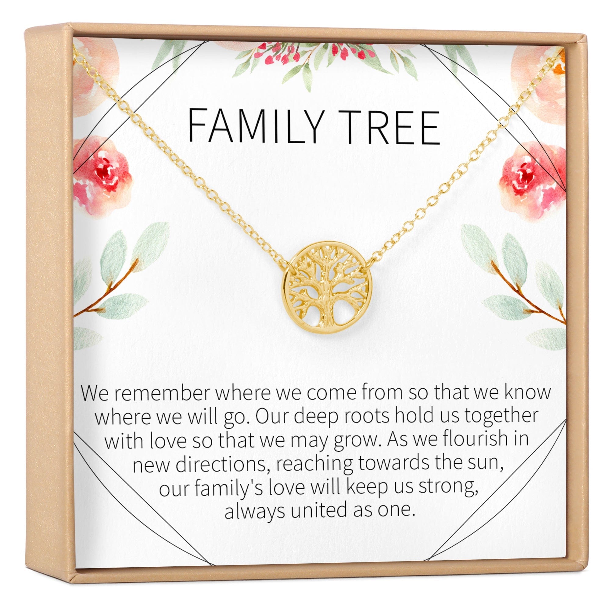 FAMILY TREE NECKLACE GIFT
