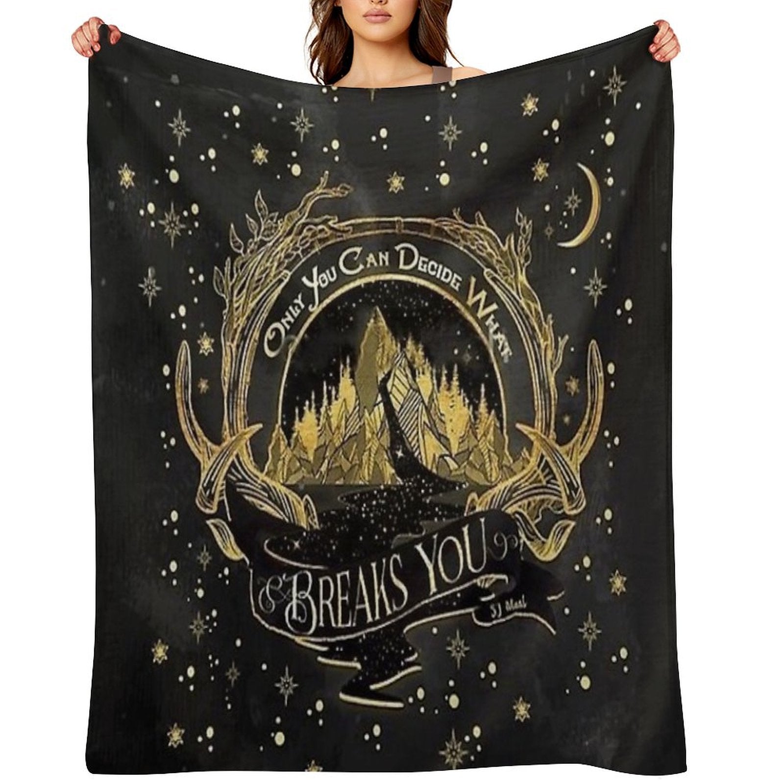 Acotar Quotes Only You Decide What Breaks You Throw Blanket