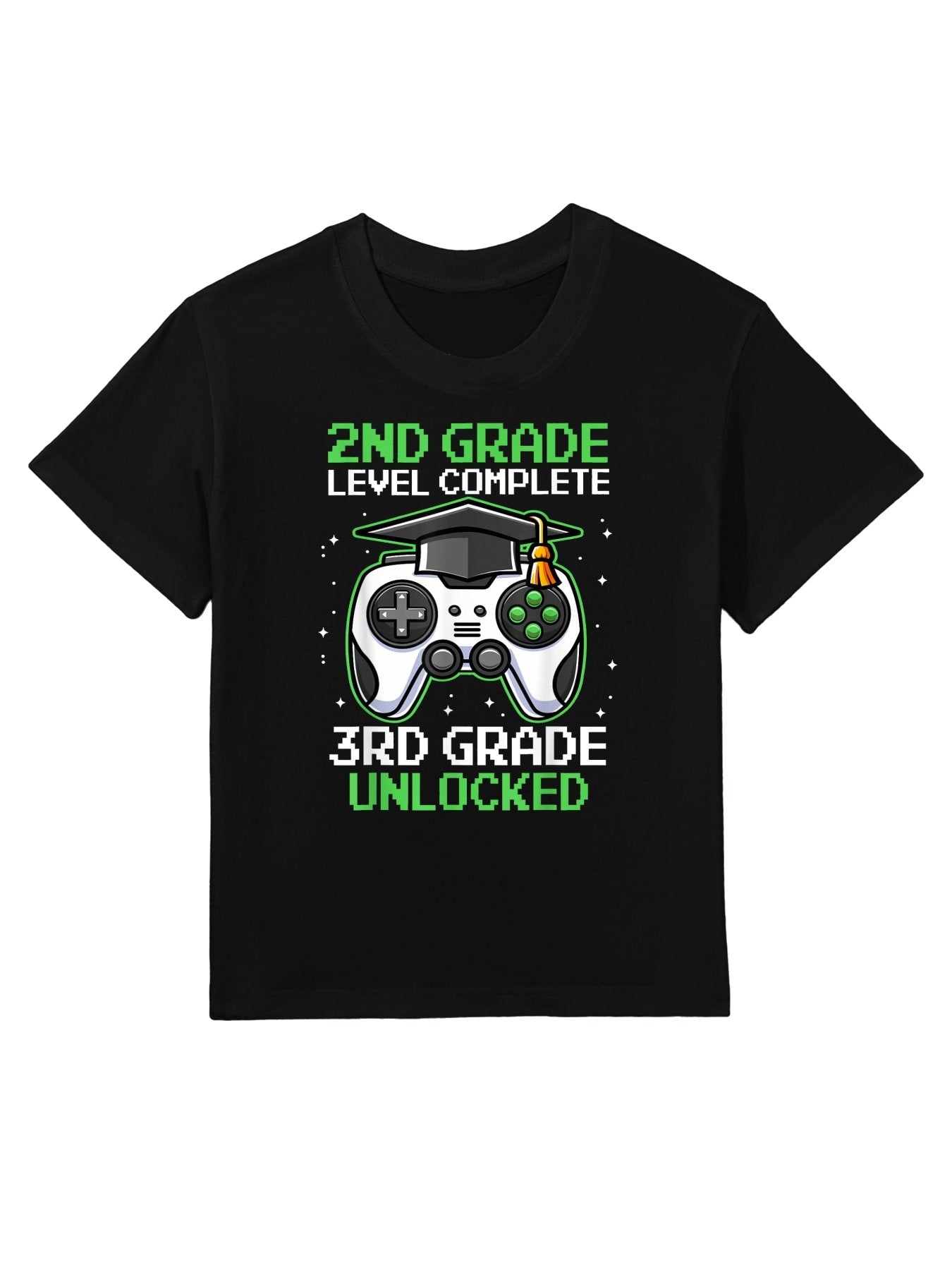 2nd Grade Graduation Gamer Level Up to 3rd Grade Kids T-Shirt