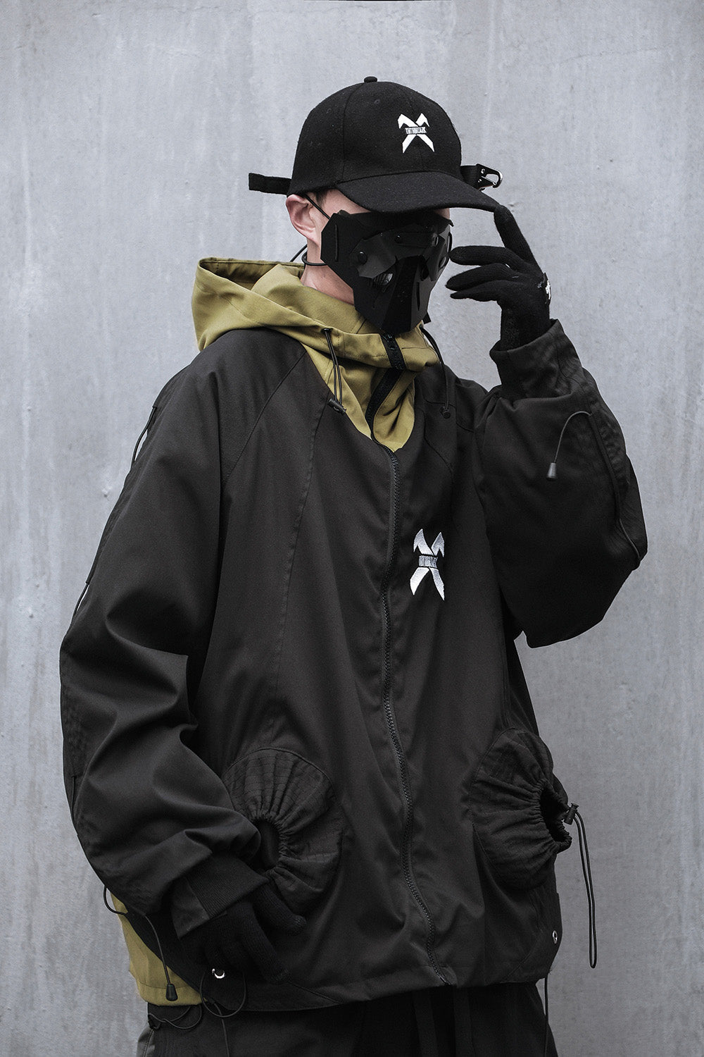 HiJ14 Black Industrial Climber Jacket