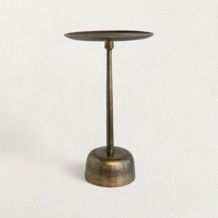 Tincture Accent Table in Antique Brass