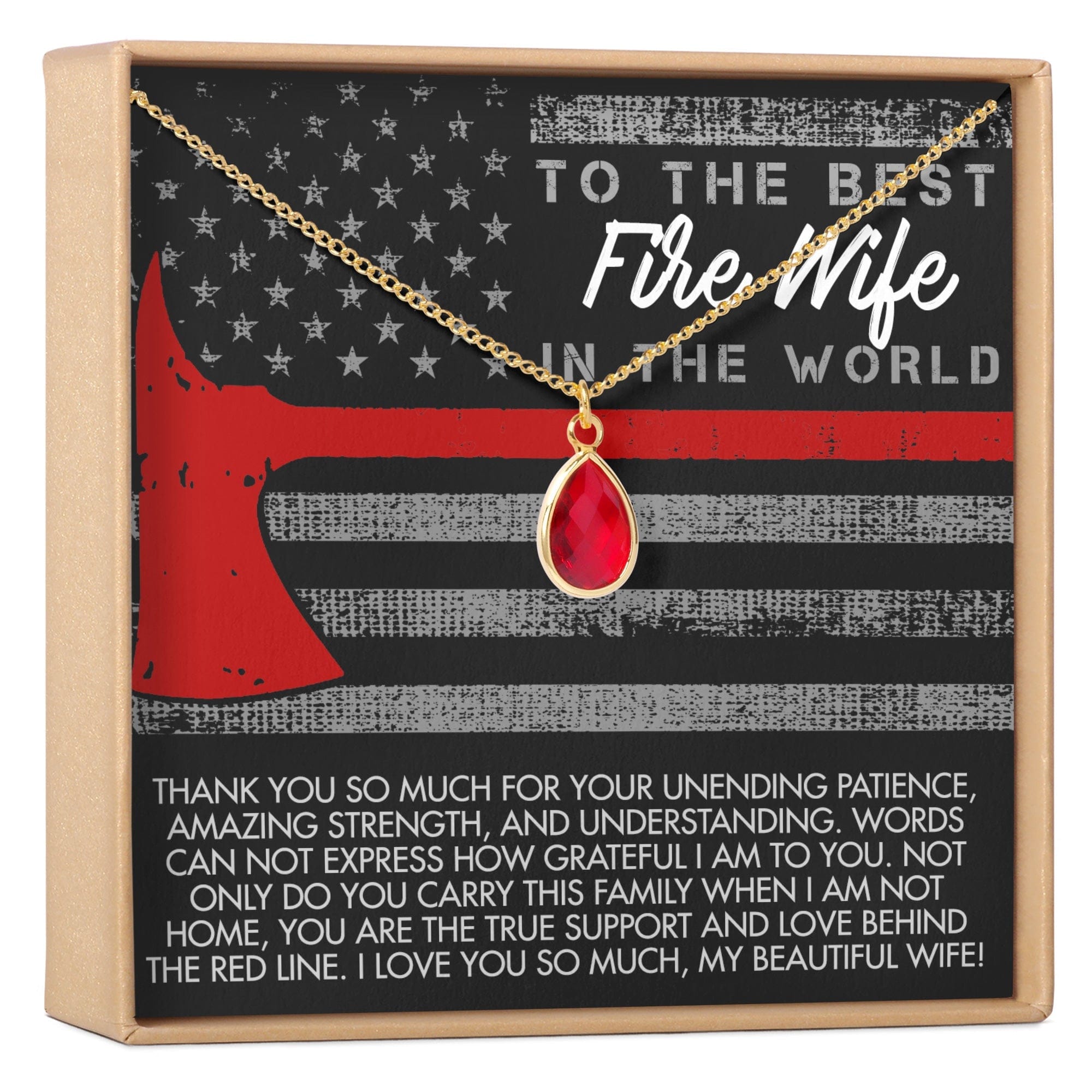 Fire Wife Gemstone Necklace