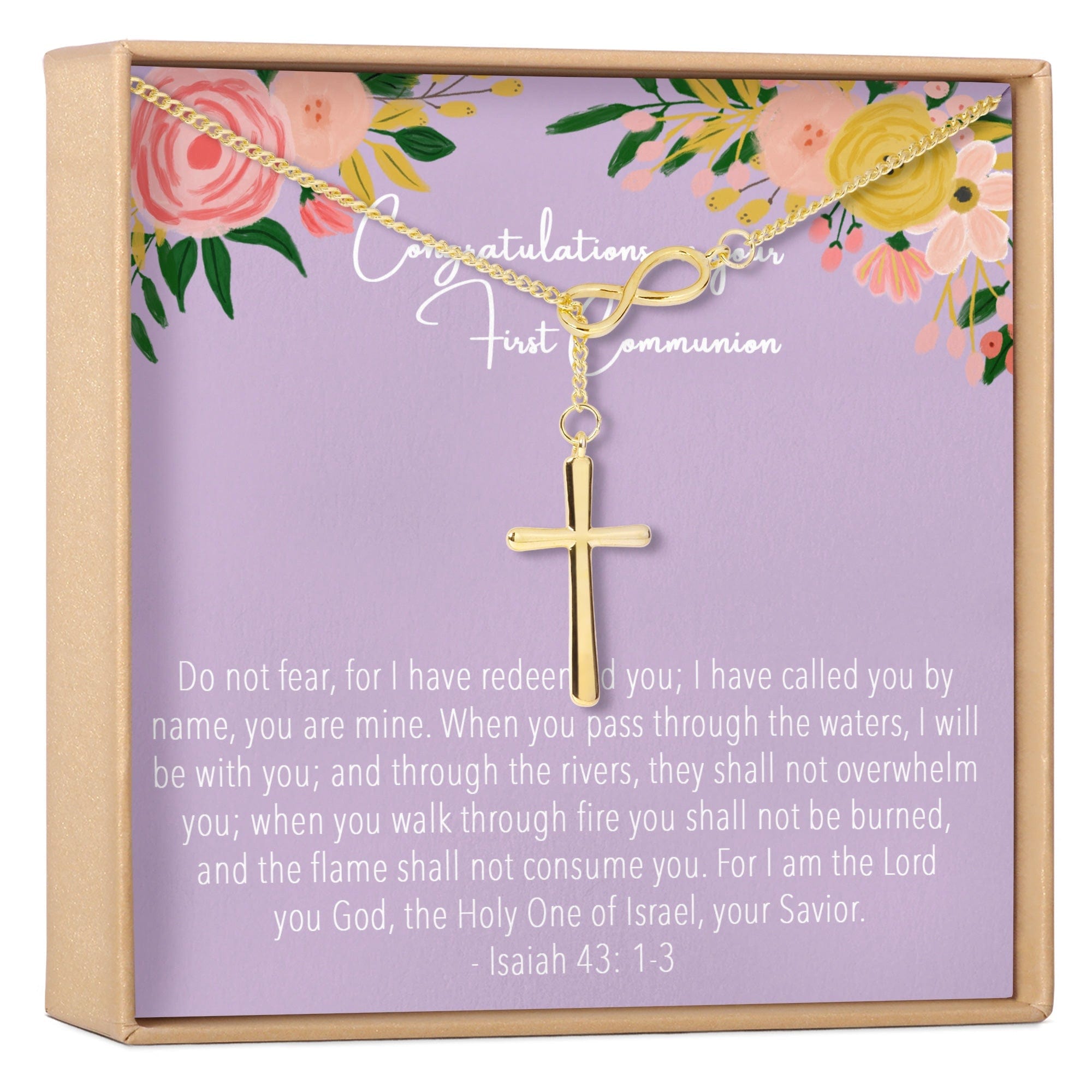 FIRST COMMUNION CROSS NECKLACE