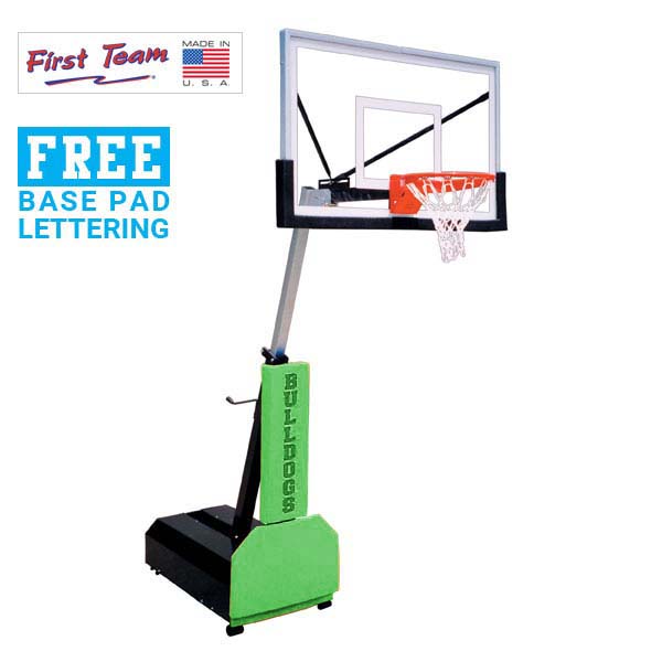 Fury™ Turbo 54&amp;quot;Tempered Glass Portable Basketball Hoop by First Team