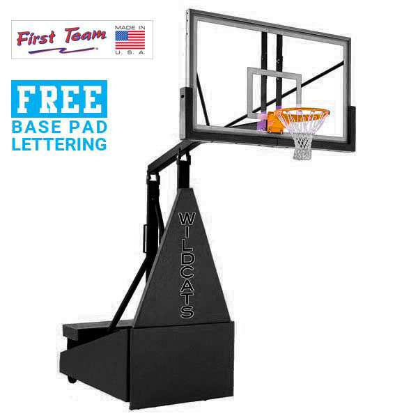 Storm™ Arena 72&amp;quot; Tempered Glass Portable Basketball Hoop by First Team
