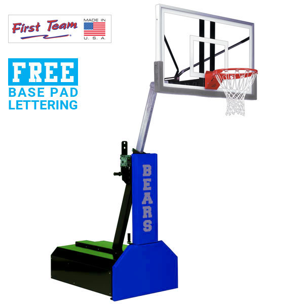 Thunder™ Ultra 54&amp;quot; Tempered Glass Portable Basketball Hoop by First Team