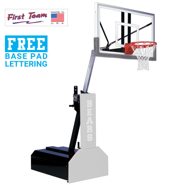 Thunder™ Arena 72&amp;quot; Tempered Glass Portable Basketball Hoop by First Team