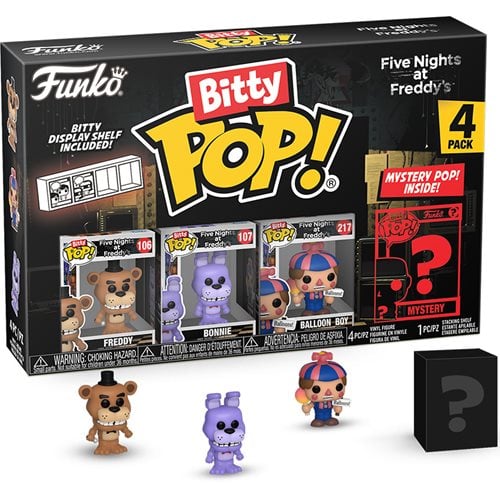 Five Nights at Freddy&amp;#39;s Funko Bitty Pop! Mini-Figure 4-Pack - Select Set(s)