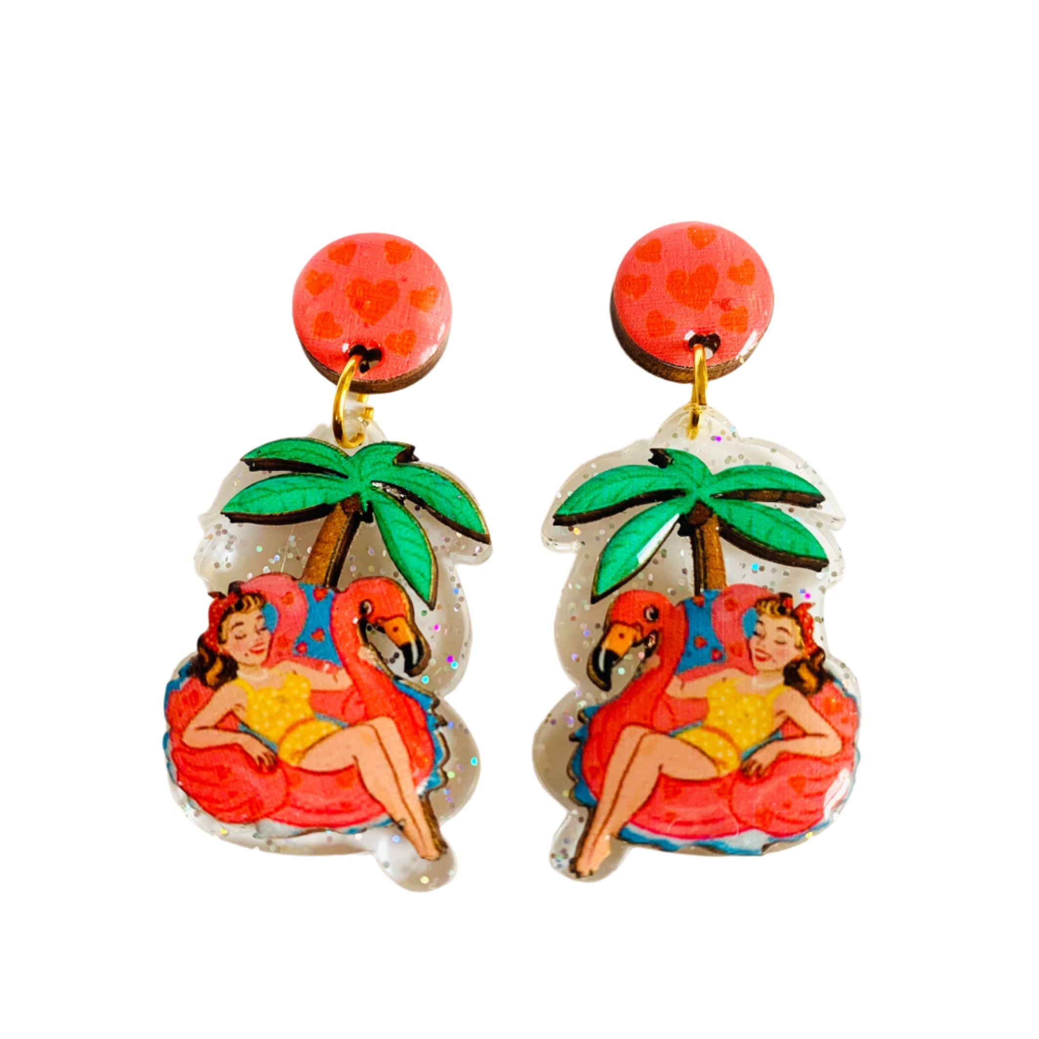 Frankie Tropicana Earrings by Rosie Rose Parker