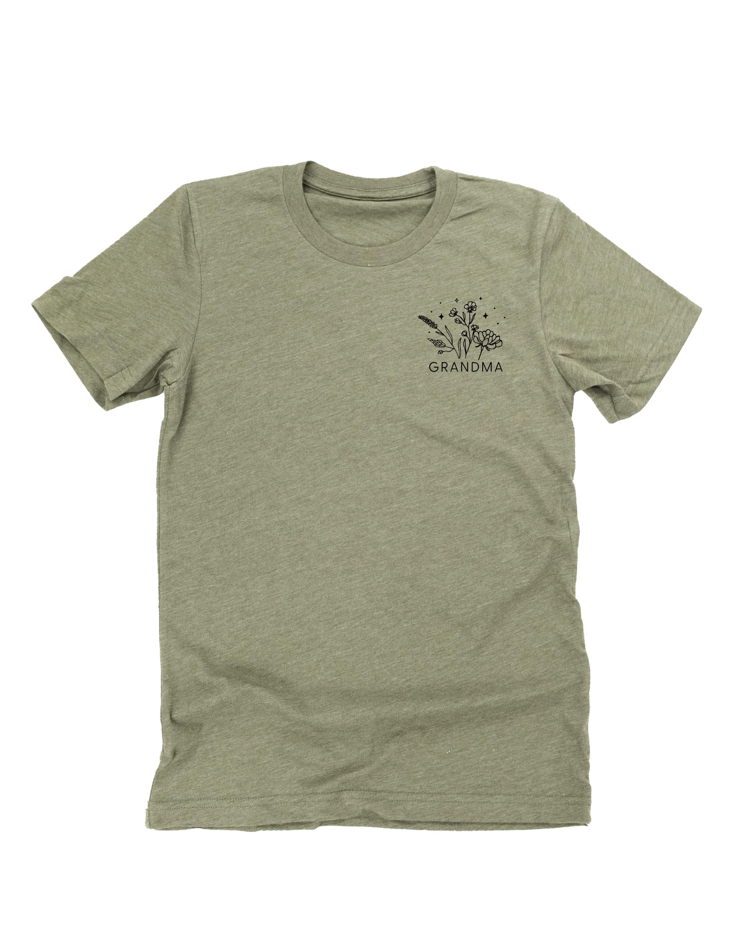 &quot;_____&quot; - Bouquet (pocket) - (Choose Your Name) - Unisex Tee