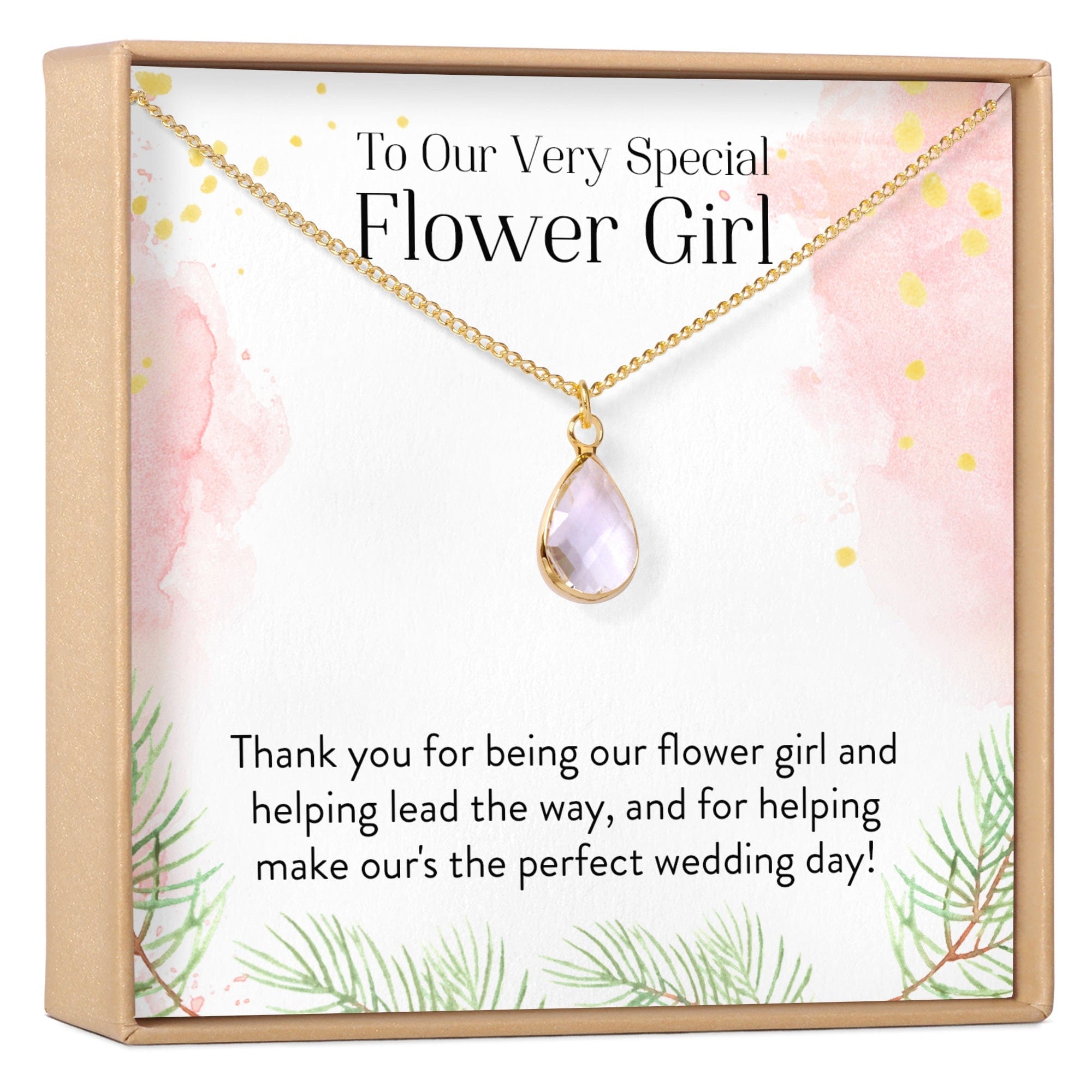FLOWER GIRL NECKLACE