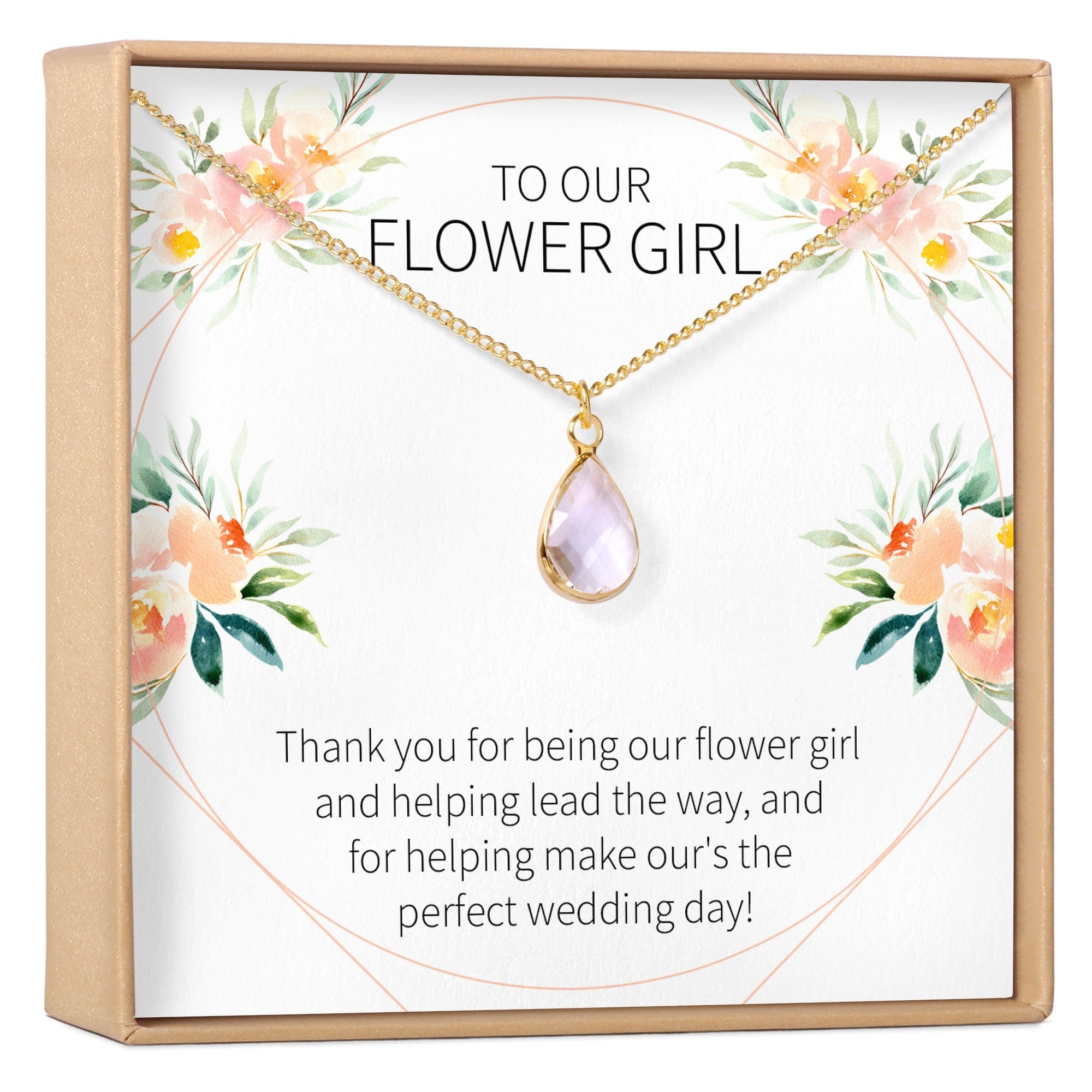 FLOWER GIRL NECKLACE