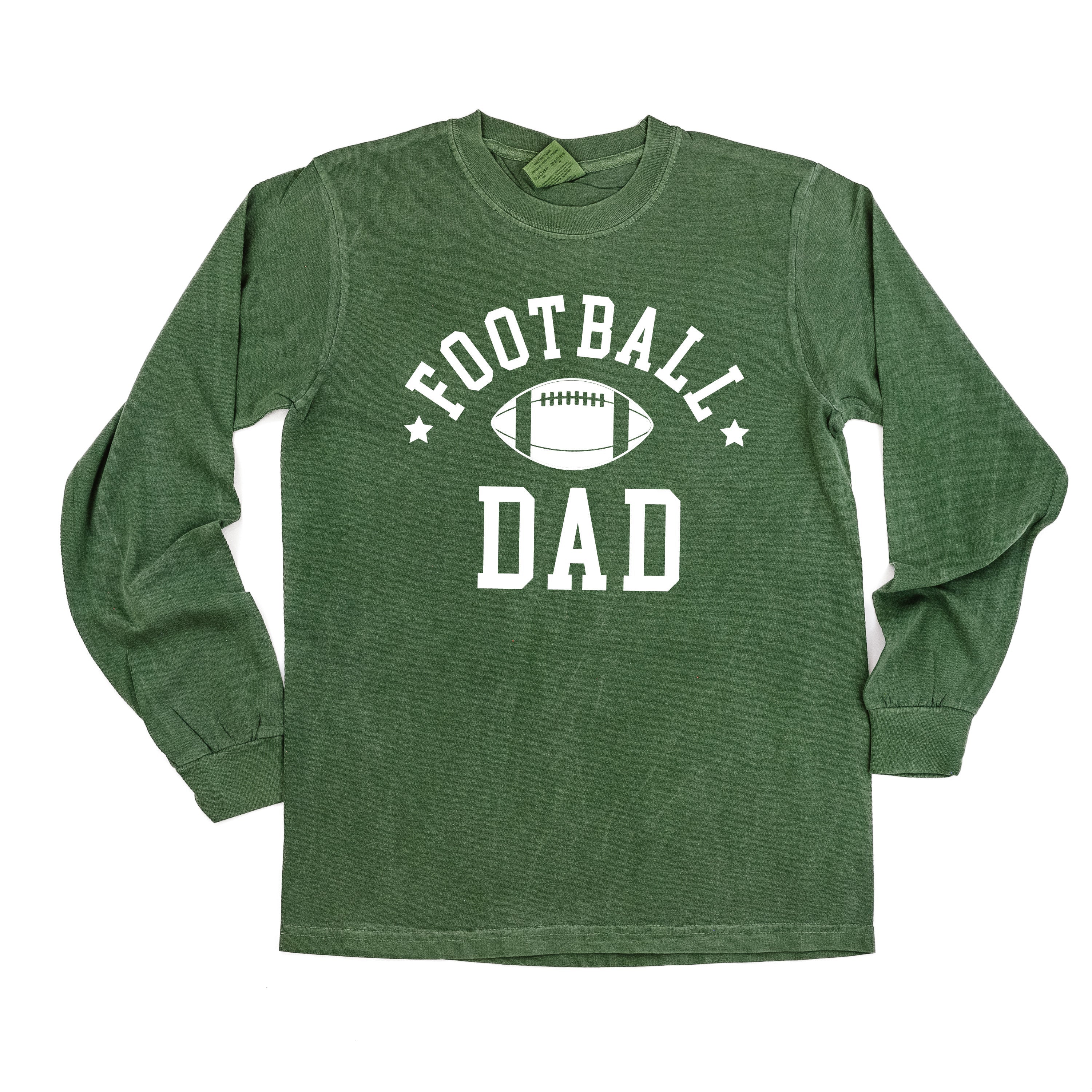 Football Dad - Long Sleeve Comfort Colors Tee