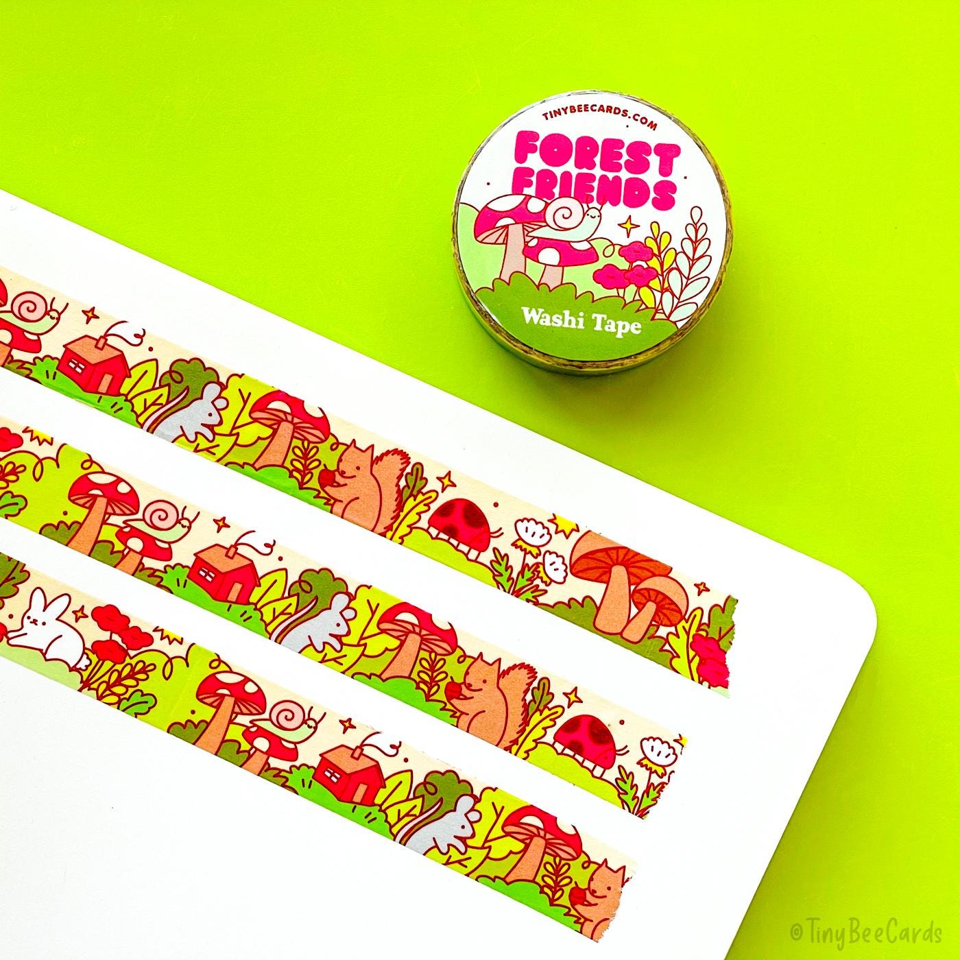 Forest Friends Washi Tape