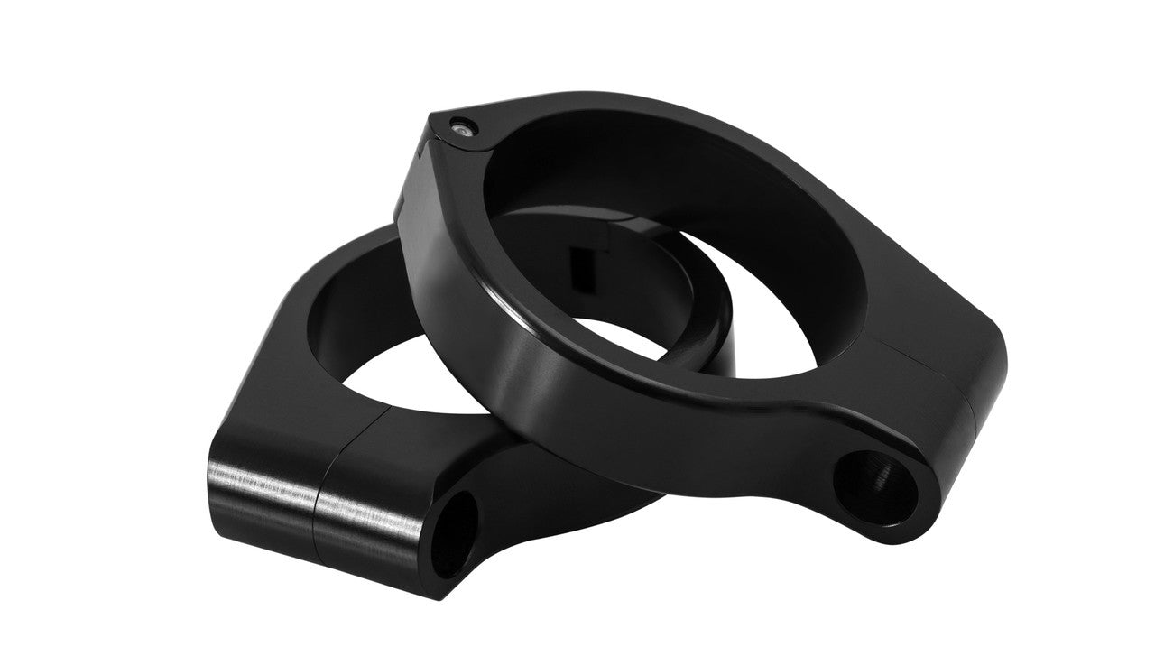 MOTONE WRAP-AROUND FORK TURN SIGNAL BRACKETS - BLACK - 39MM