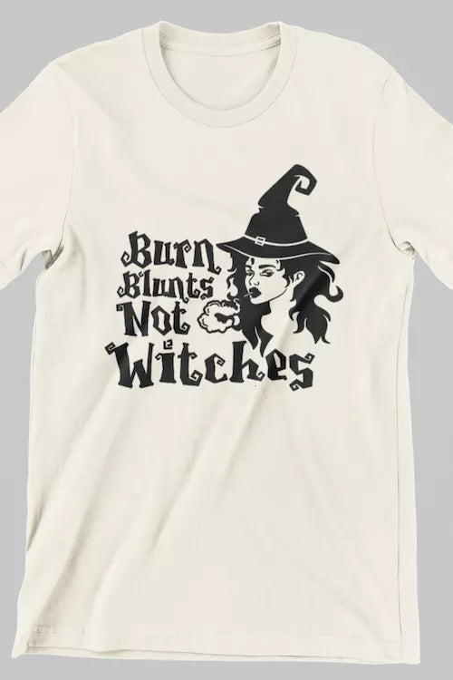 Burn Blunts Not Witches Tee
