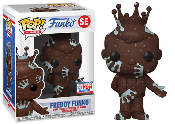Freddy Funko (Brown &amp;amp; Light Blue, Artist Series) SE - 2021 Fundays Games Funko Fundays Box of Fun/1000 Made