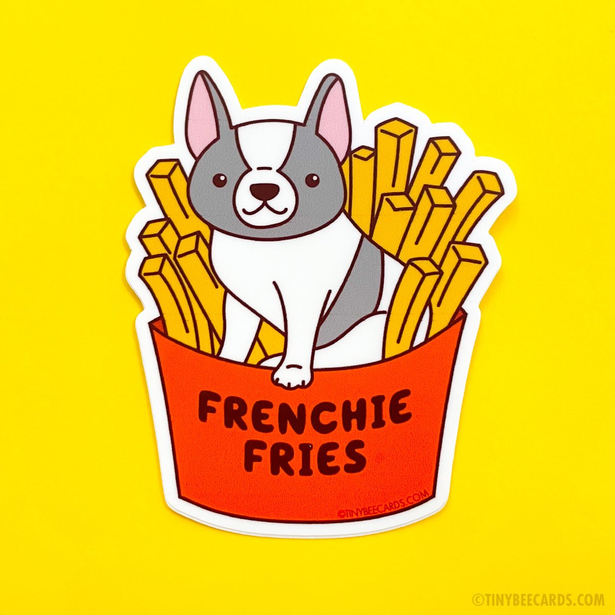 Frenchie Vinyl Sticker - Frenchie Fries