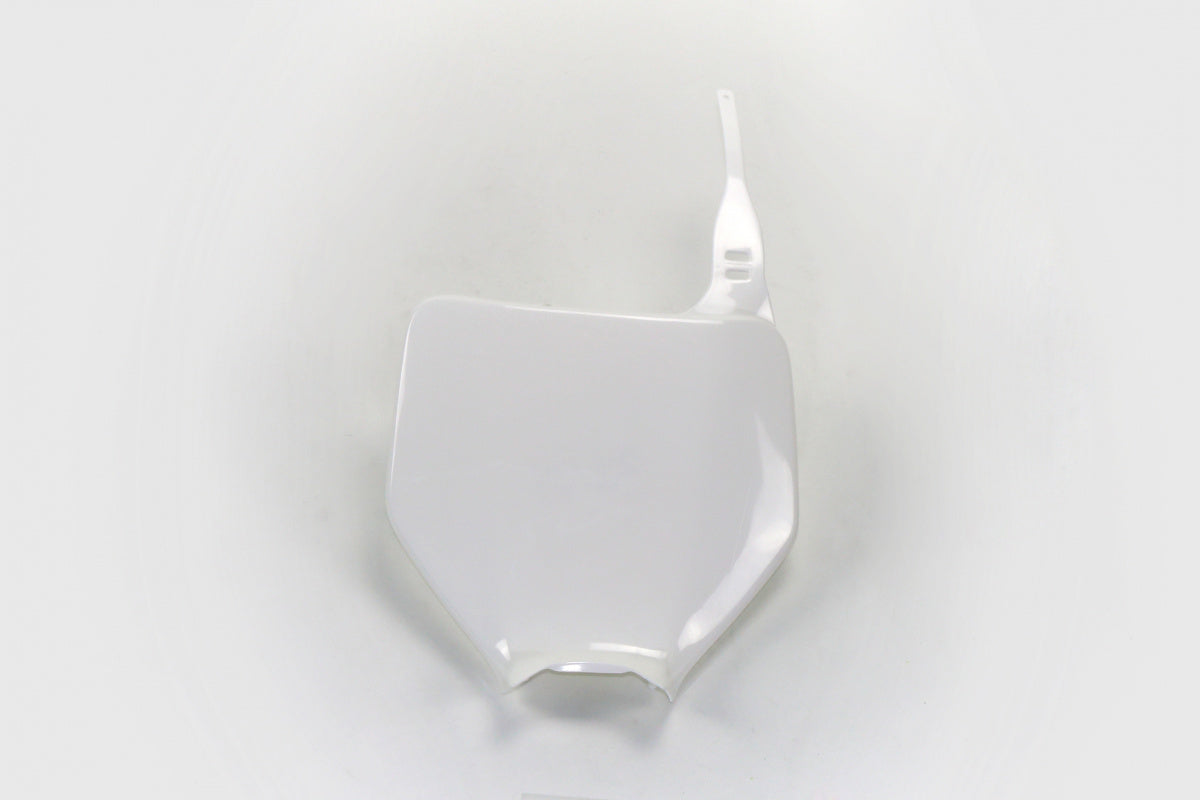 Front Number Plate white for Kawasaki KX 125 (2003-08) - KX 250 (2003-08) - KXF 250 (2004-08) - KXF 450 (2006-08)