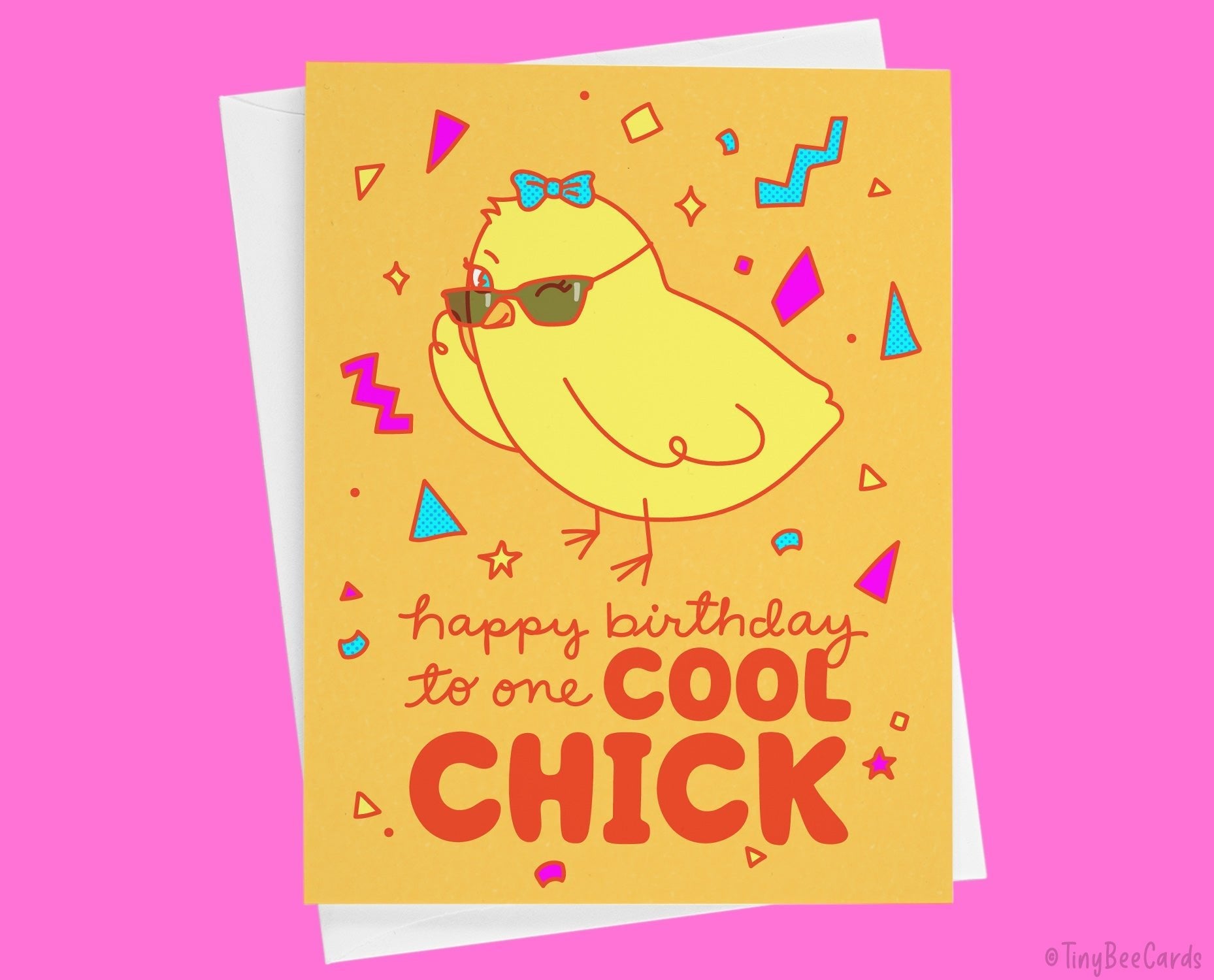 Funny Birthday Card For Her &amp;quot;Happy Birthday to One Cool Chick&amp;quot;