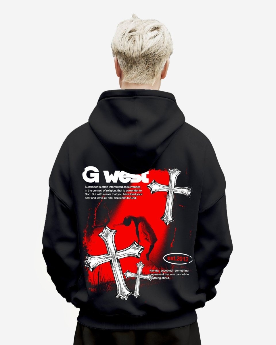 G West Mens Ascending Soul Oversize Hoodie