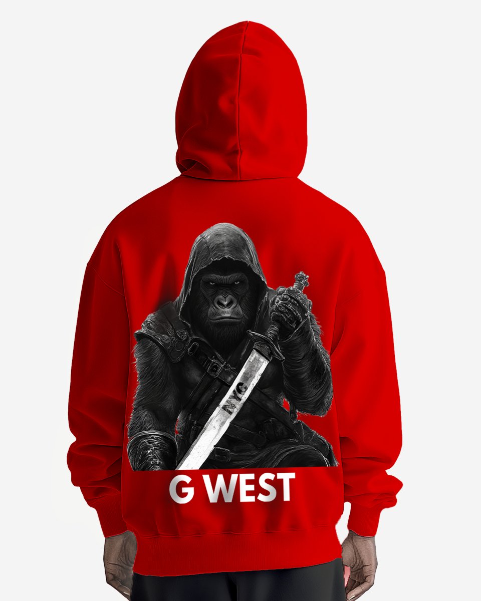 G West Mens Big Man Oversize Hoodie