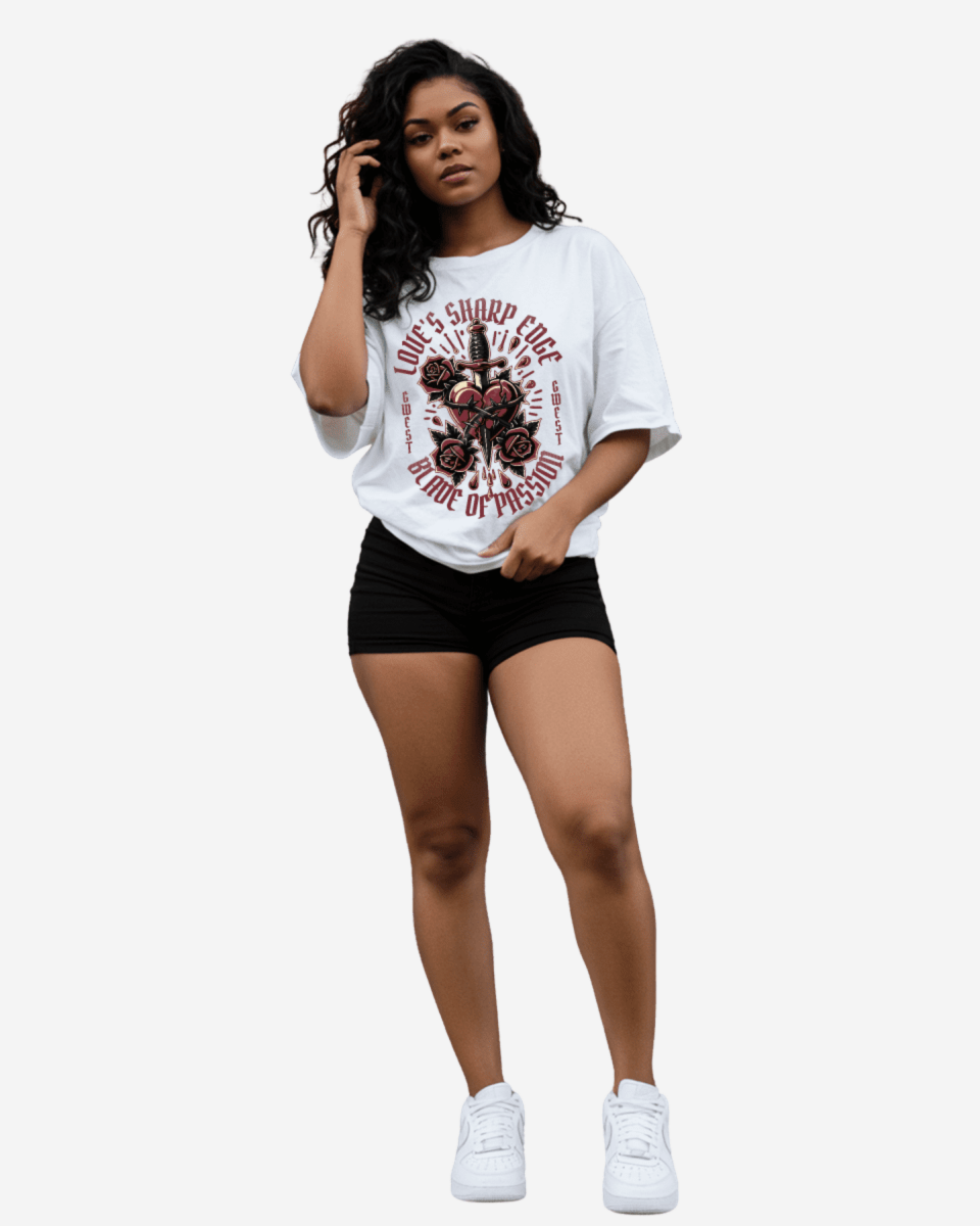 G West Blade Of Passion Oversized Women&amp;#39;s T-Shirt