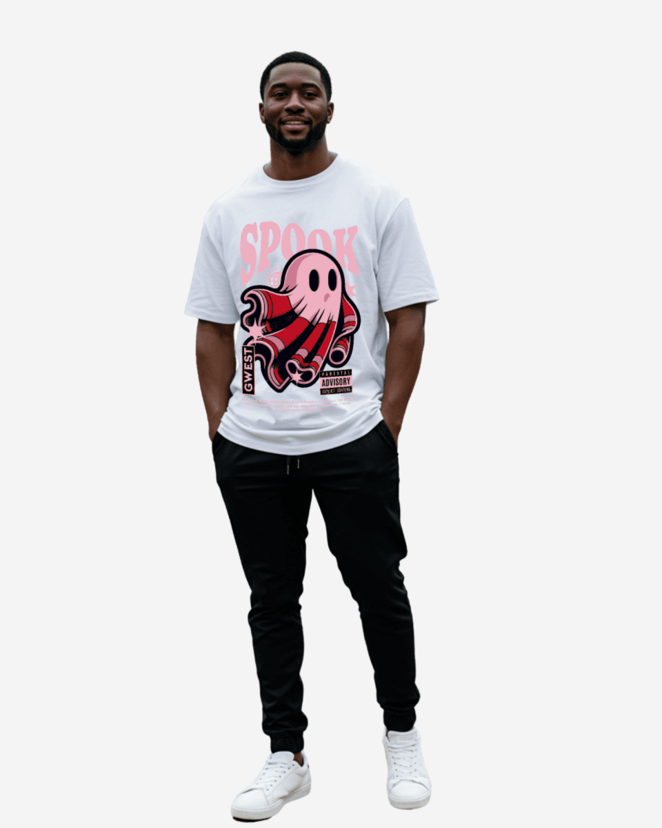 G West Boo But Not Scary Oversized Men&amp;#39;s T-Shirt