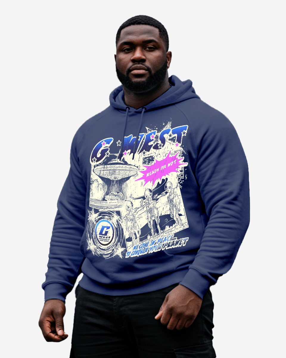 G West Cosmic Sky Ride Double Hit Hoodie Big and Tall