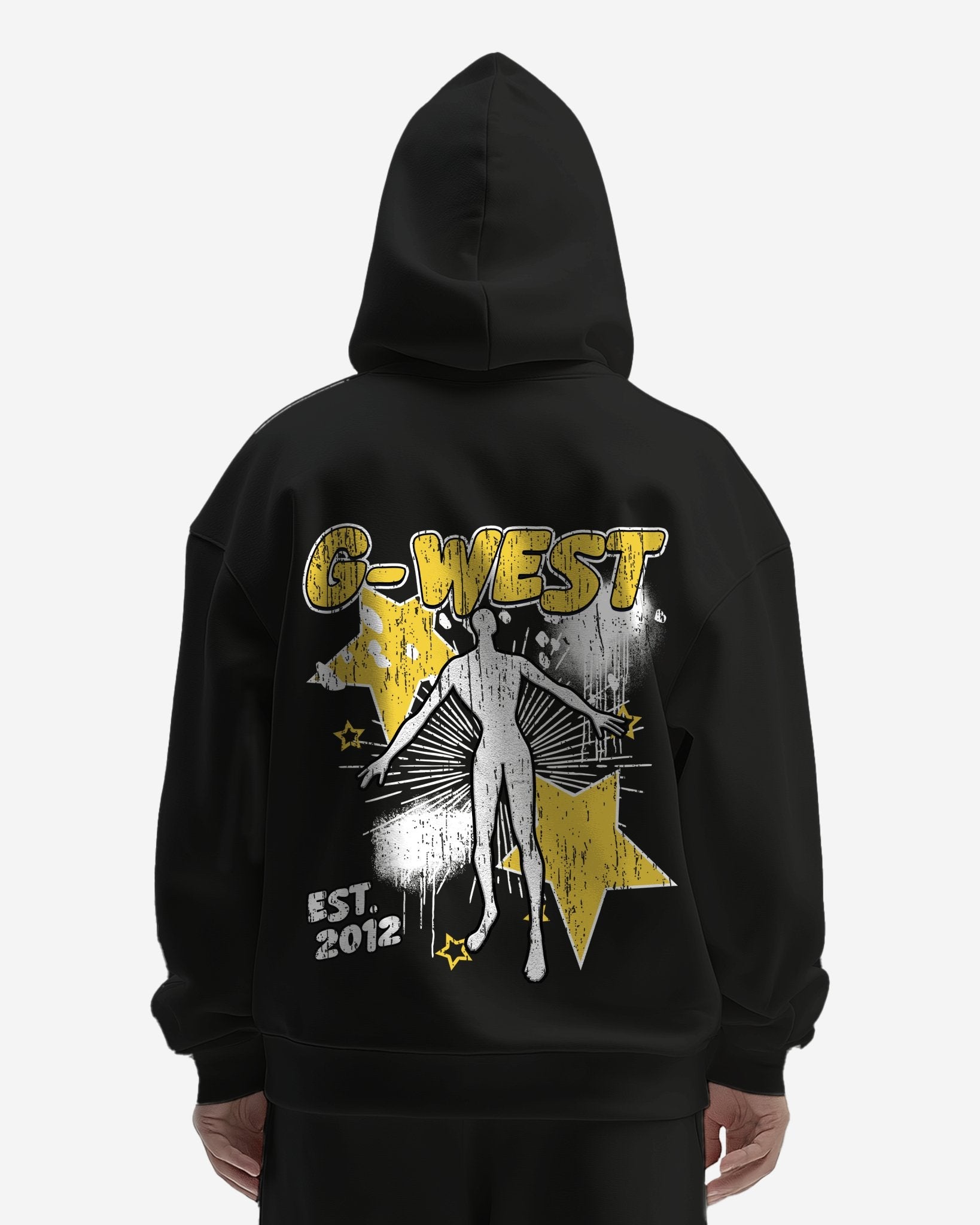 G West Mens Dazzling Dynamo Oversize Hoodie